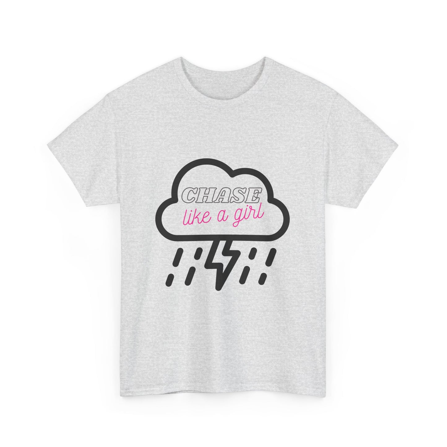Female Storm Chaser Tee, Lightning Weather Lover Shirt, Thunderstorm Chase Gift, Cloud Graphic Top
