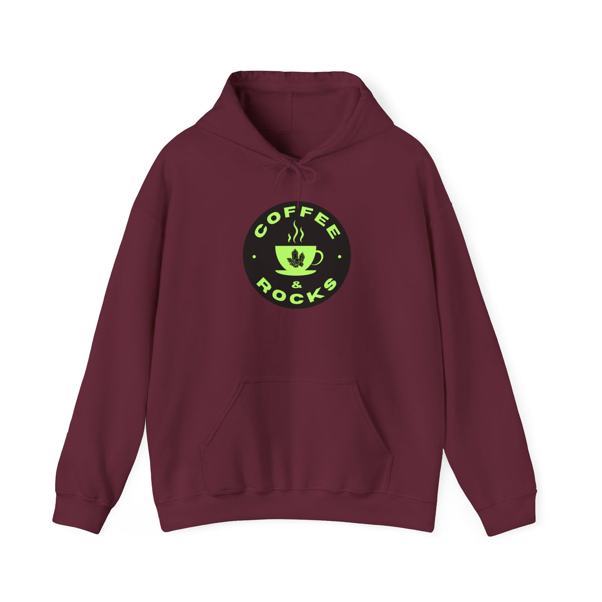 Coffee & Rocks Hoodie Cozy Geology Unisex Hooded Sweatshirt