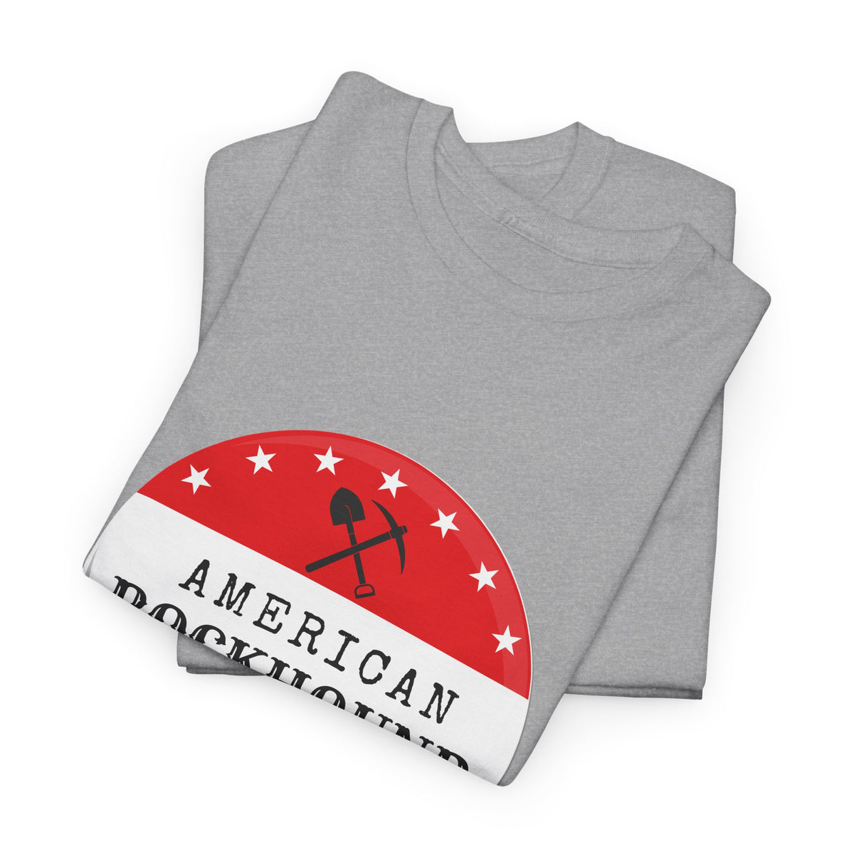 American Rockhound Tee, Patriotic Rock Collector Shirt, Red White Blue Geology Gift