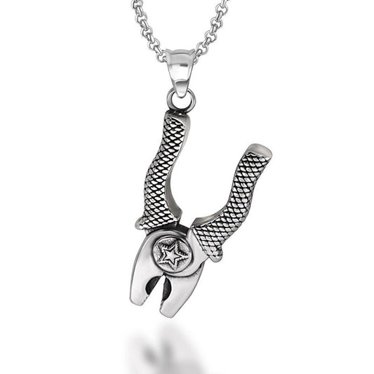 Mechanic Utility Tool Charm Necklace – Wrench or Pliers for Off-Roaders & Overlanders