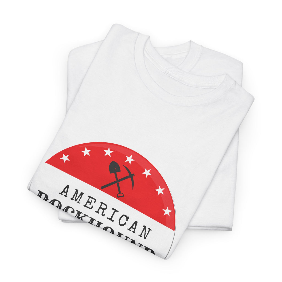 American Rockhound Tee, Patriotic Rock Collector Shirt, Red White Blue Geology Gift
