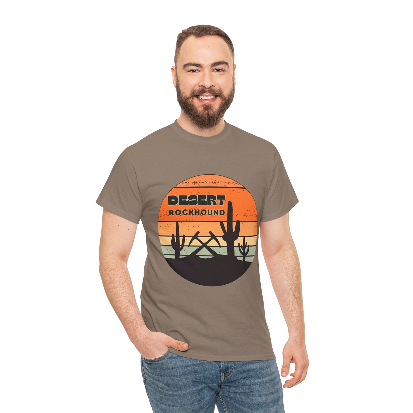 Desert Rockhound Unisex Heavy Cotton Tee Rock Collector and Nature Lover Gift