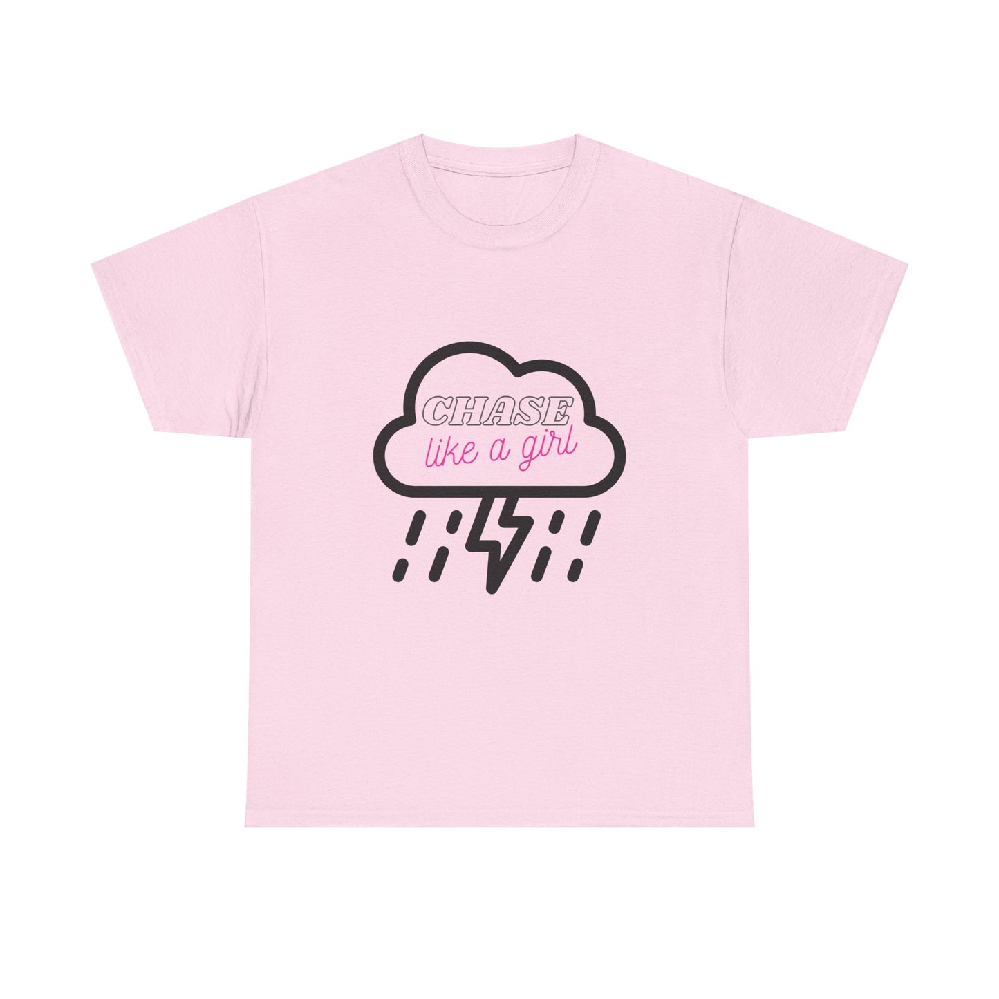 Female Storm Chaser Tee, Lightning Weather Lover Shirt, Thunderstorm Chase Gift, Cloud Graphic Top