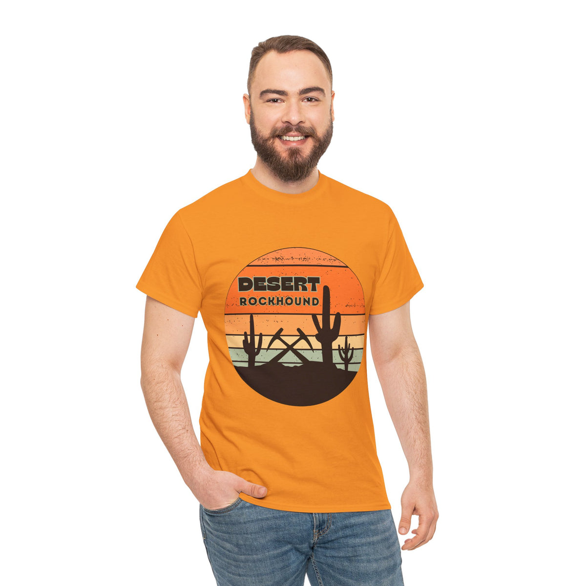 Desert Rockhound Unisex Heavy Cotton Tee Rock Collector and Nature Lover Gift