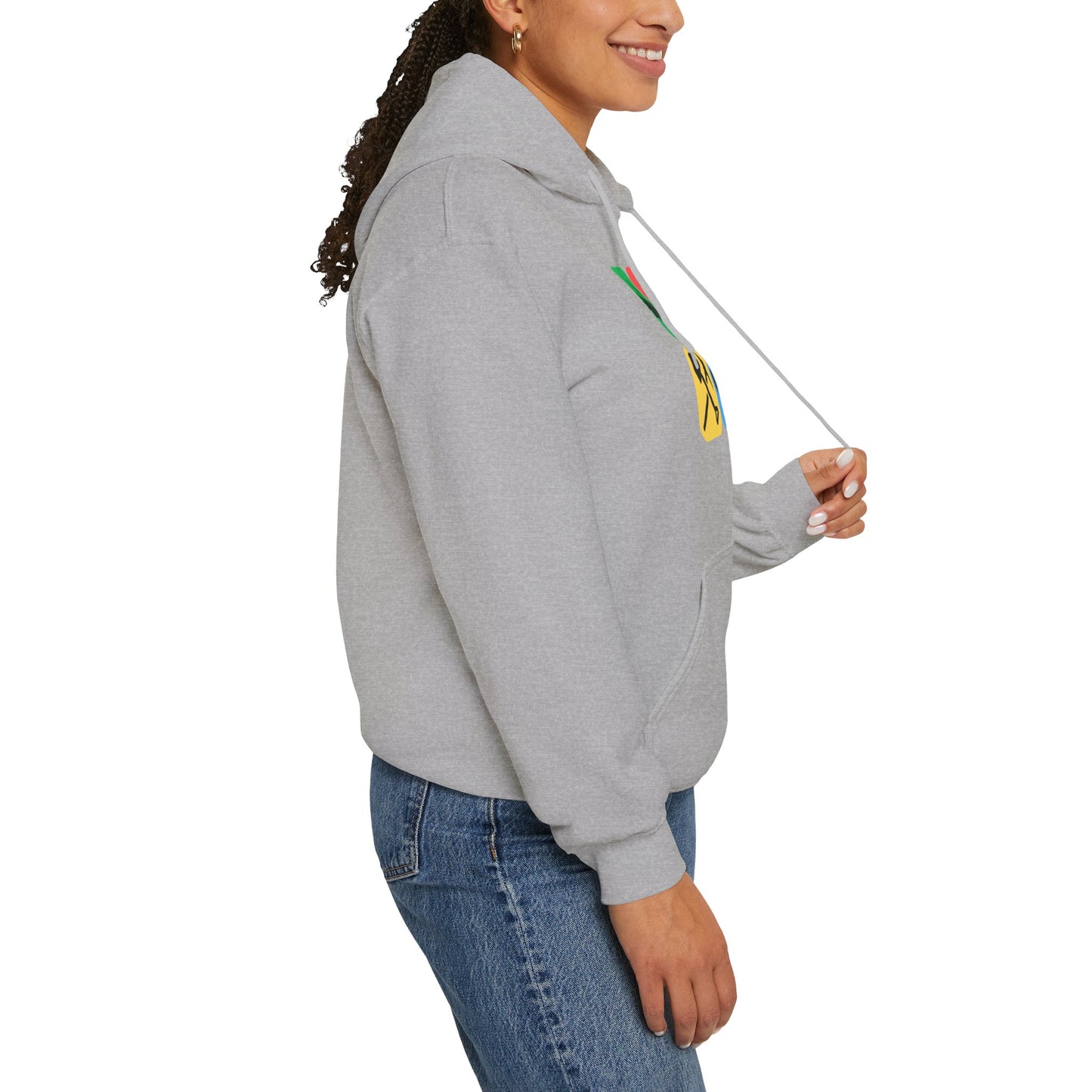 Color Block Icon Rockhound Hoodie Camping Adventure Unisex Hooded Sweatshirt