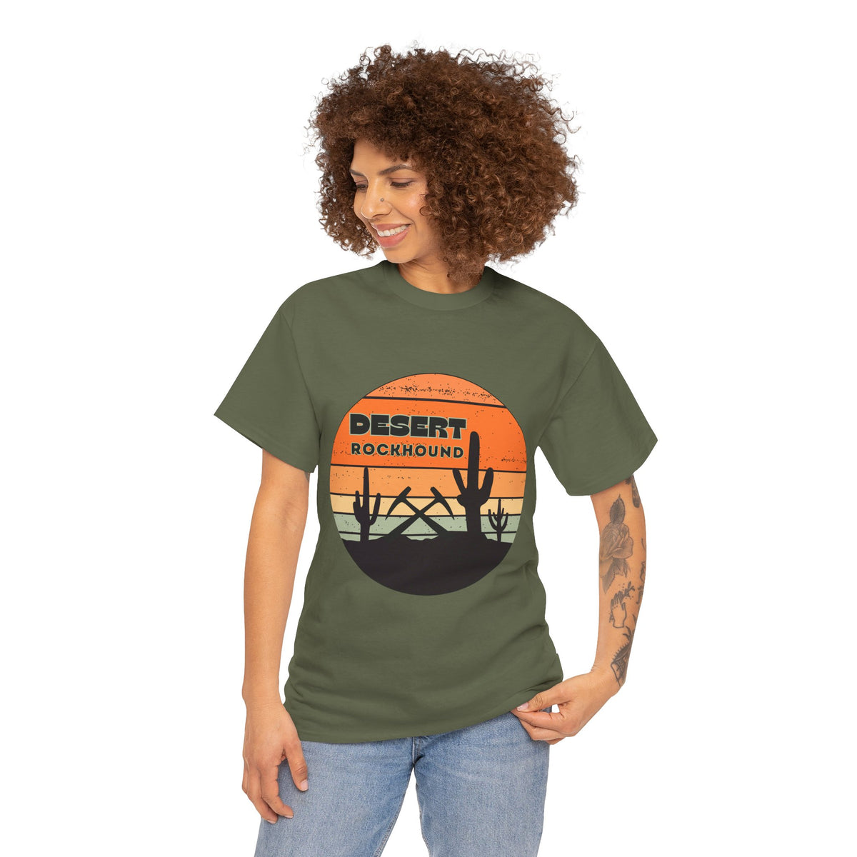Desert Rockhound Unisex Heavy Cotton Tee Rock Collector and Nature Lover Gift