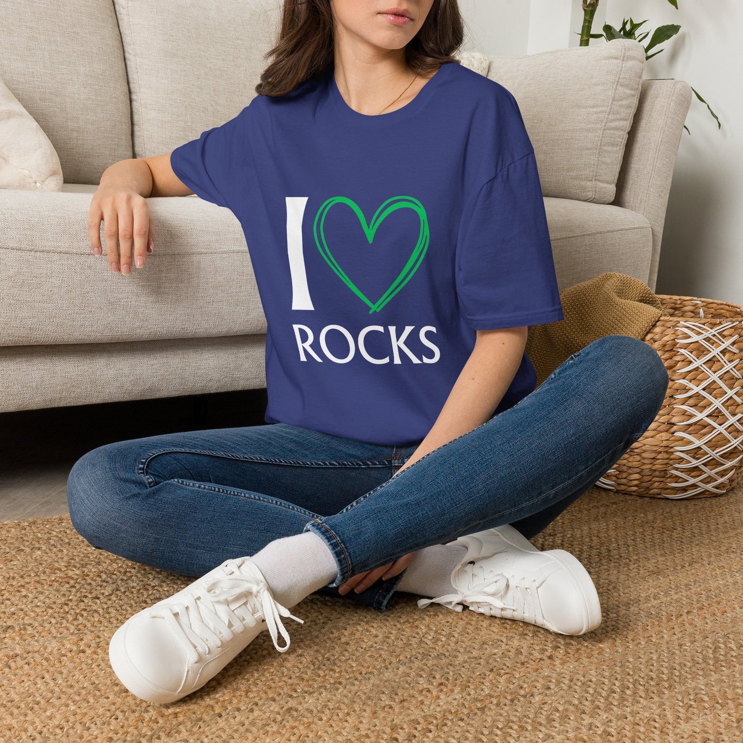 I Love Rocks T-Shirt Rockhound, Geology & Rock Collector Shirt