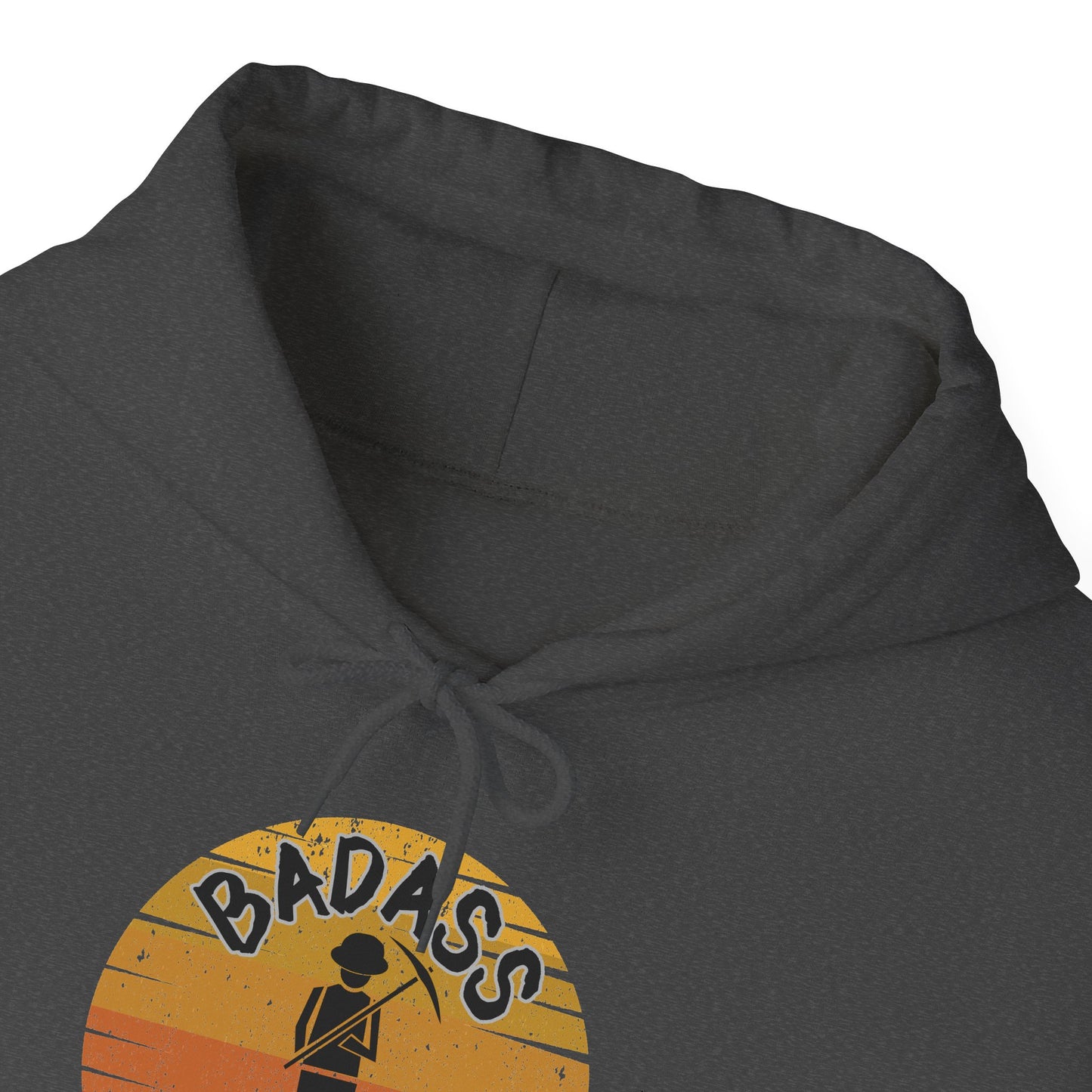 Badass Miner Rock Hammer Sunset Hoodie Unisex Hooded Sweatshirt