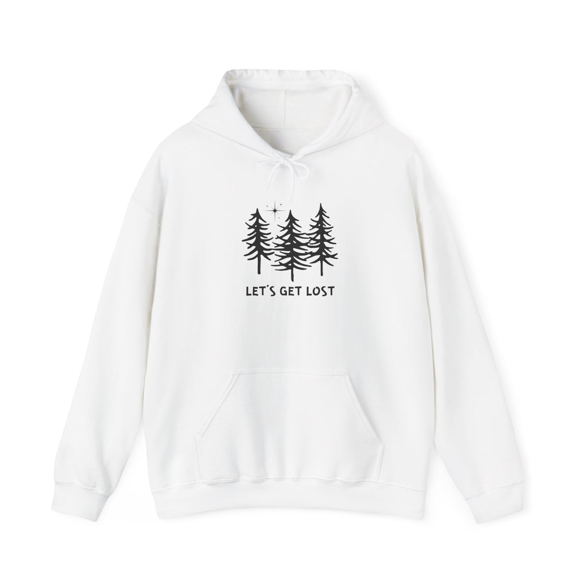Let's Get Lost Unisex Hoodie Adventure Sweatshirt for Nature Lovers Rockhounds