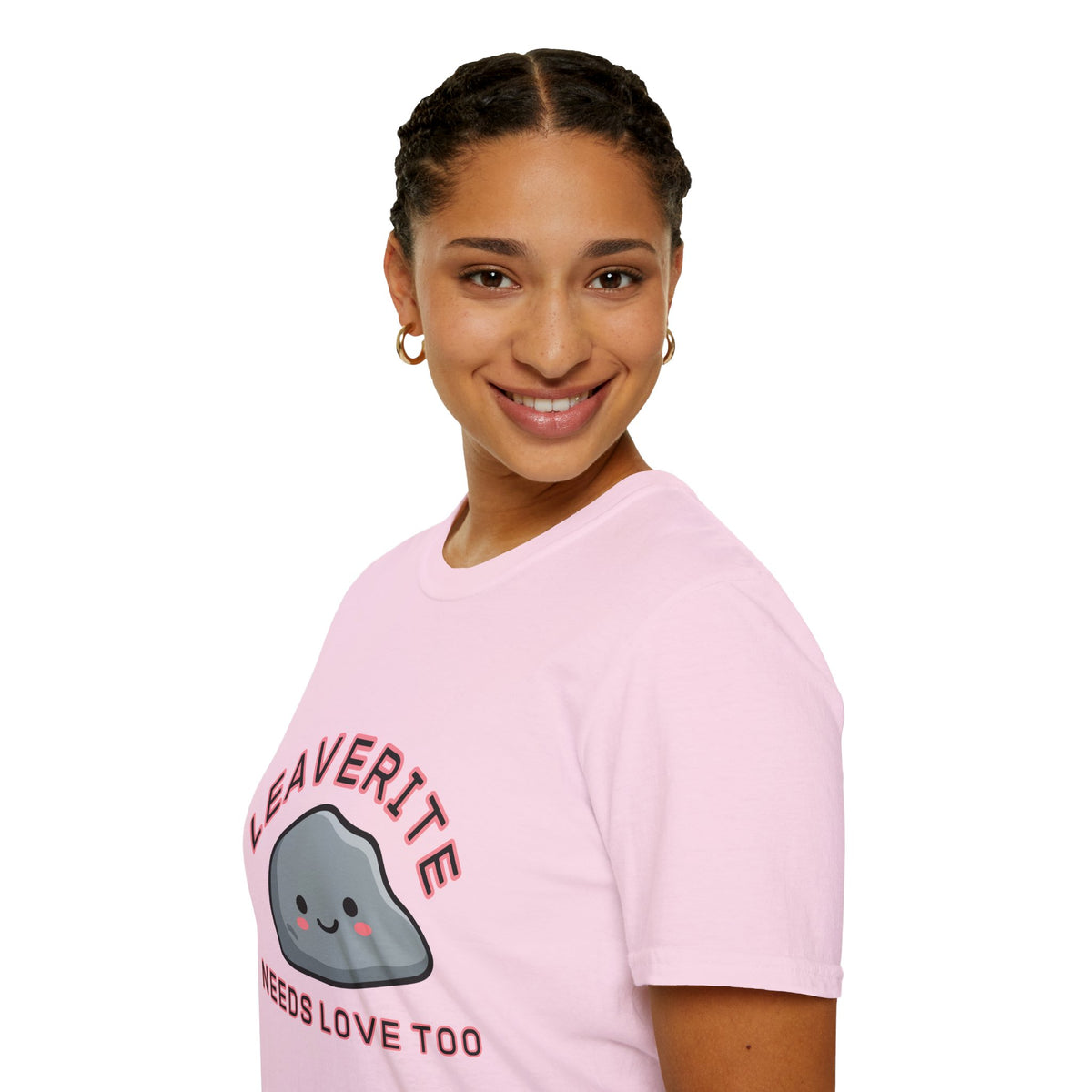 Leaverite Needs Love Too T-Shirt Funny Rockhound Kawaii Rock Geology Tee
