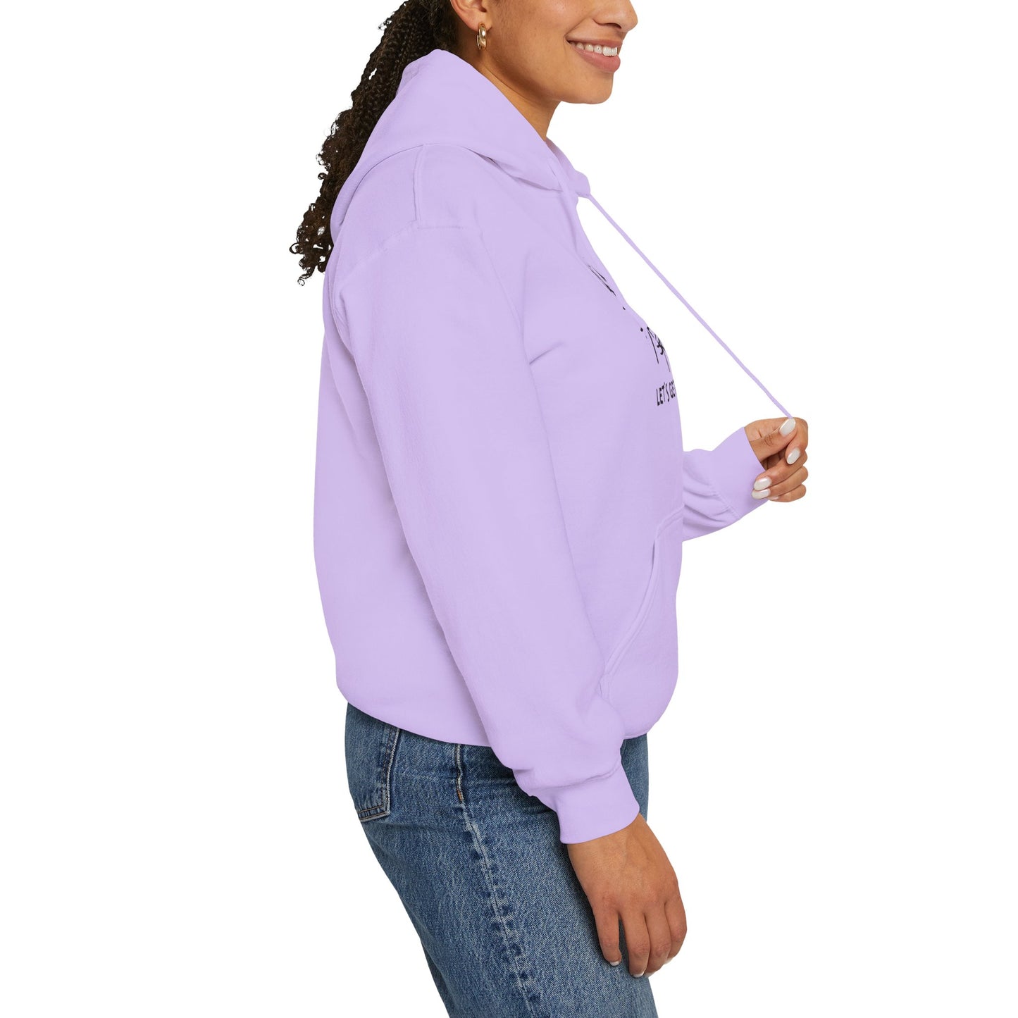 Let's Get Lost Unisex Hoodie Adventure Sweatshirt for Nature Lovers Rockhounds