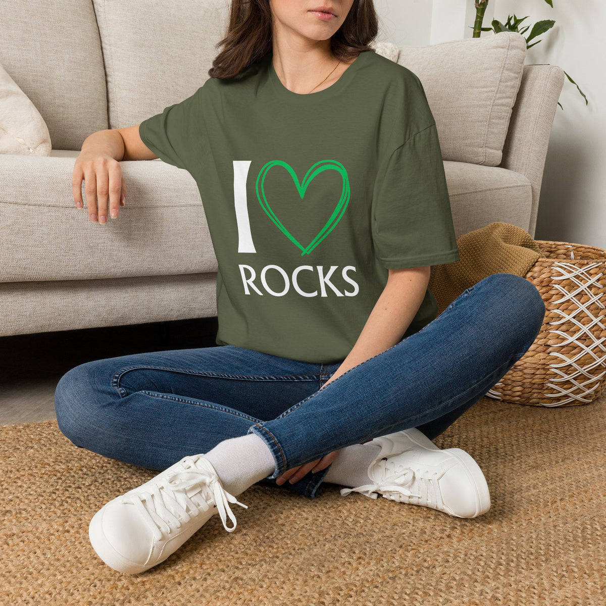 I Love Rocks T-Shirt Rockhound, Geology & Rock Collector Shirt