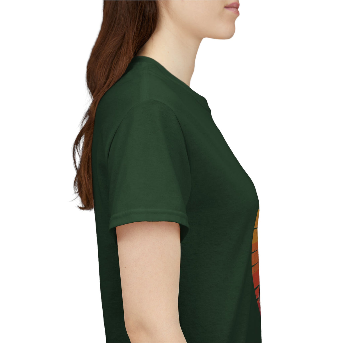 Badass Miner Rock Hammer Sunset Unisex Cotton Tee