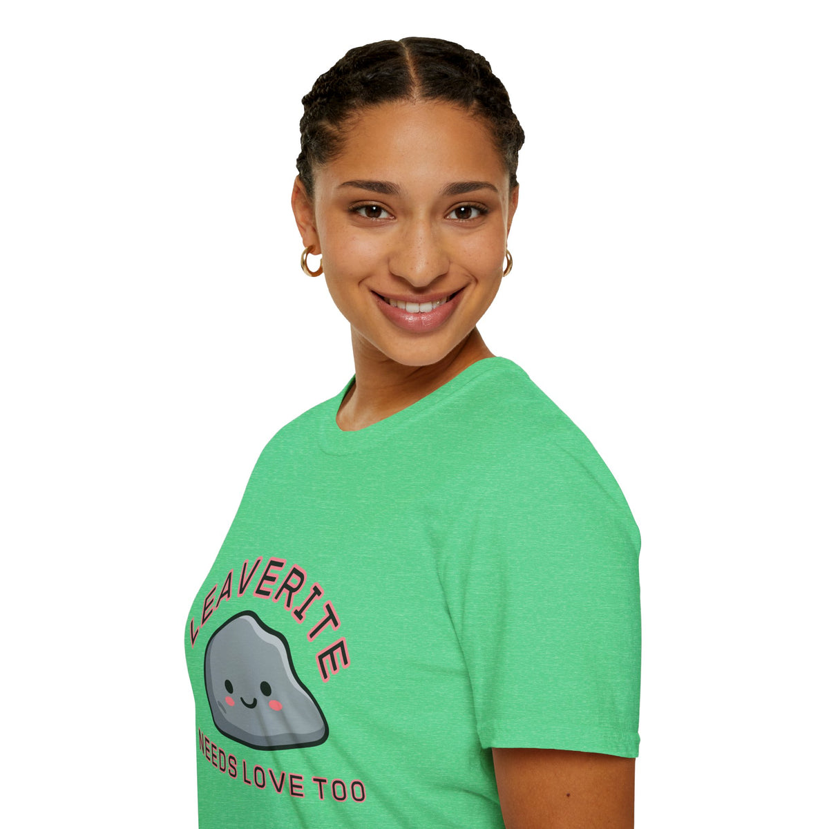 Leaverite Needs Love Too T-Shirt Funny Rockhound Kawaii Rock Geology Tee