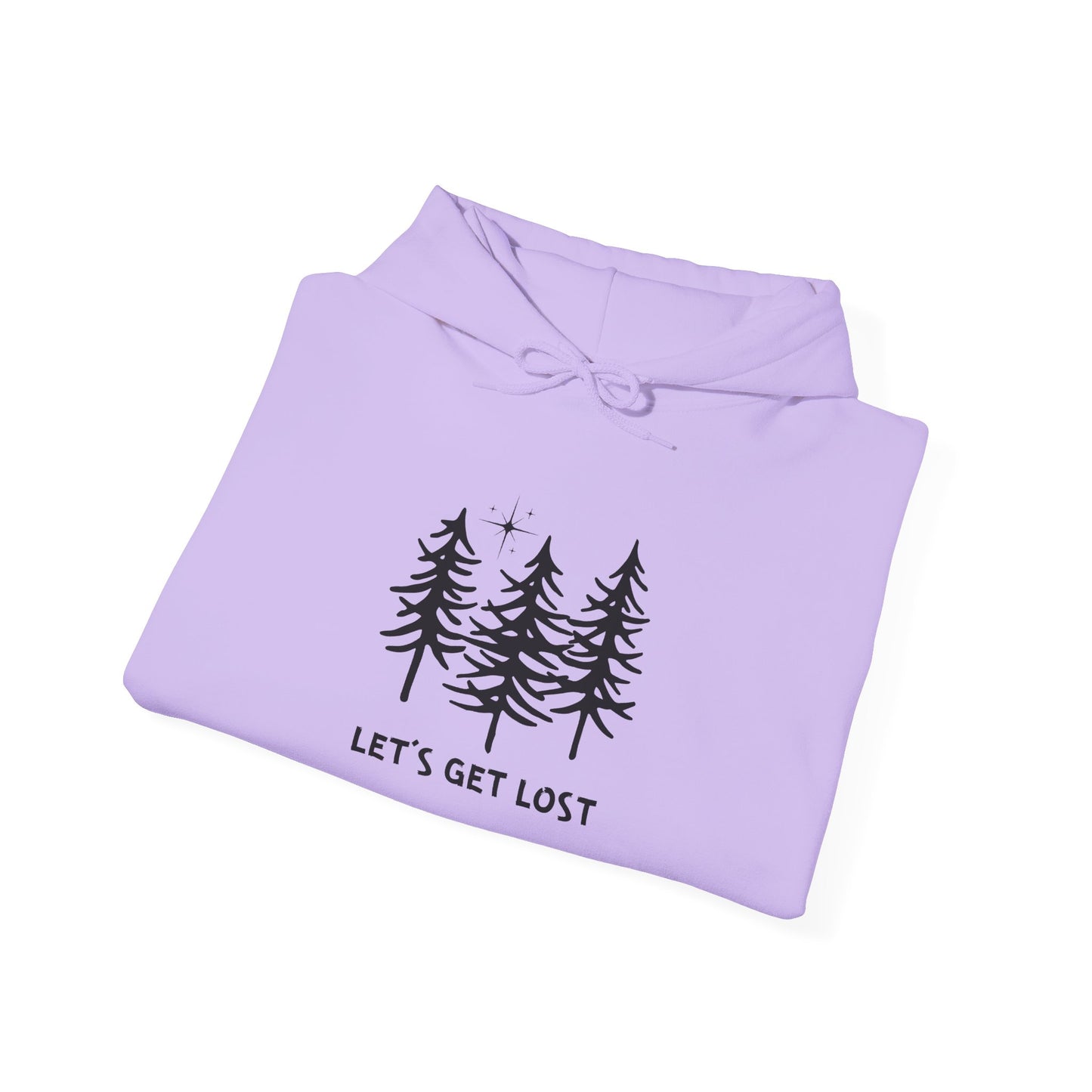 Let's Get Lost Unisex Hoodie Adventure Sweatshirt for Nature Lovers Rockhounds