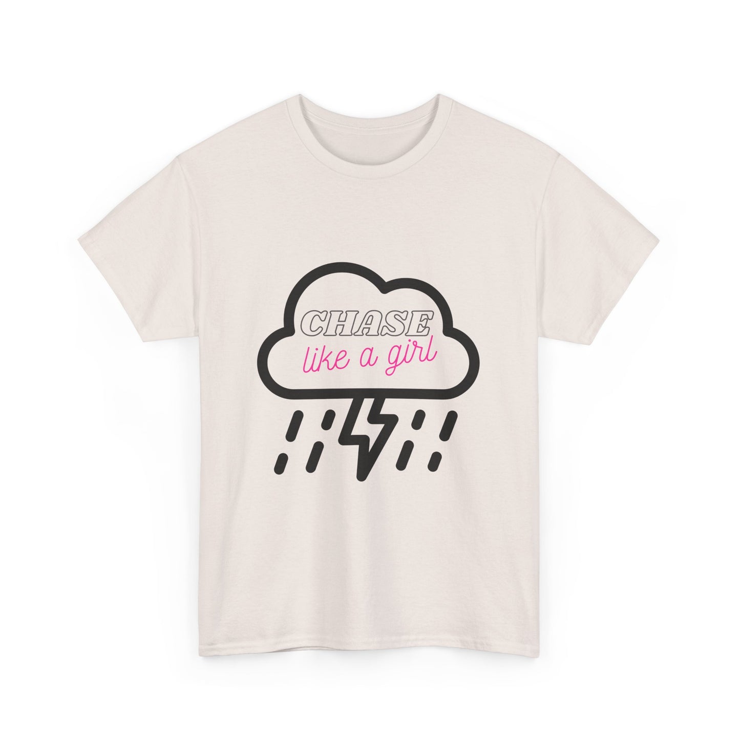 Female Storm Chaser Tee, Lightning Weather Lover Shirt, Thunderstorm Chase Gift, Cloud Graphic Top