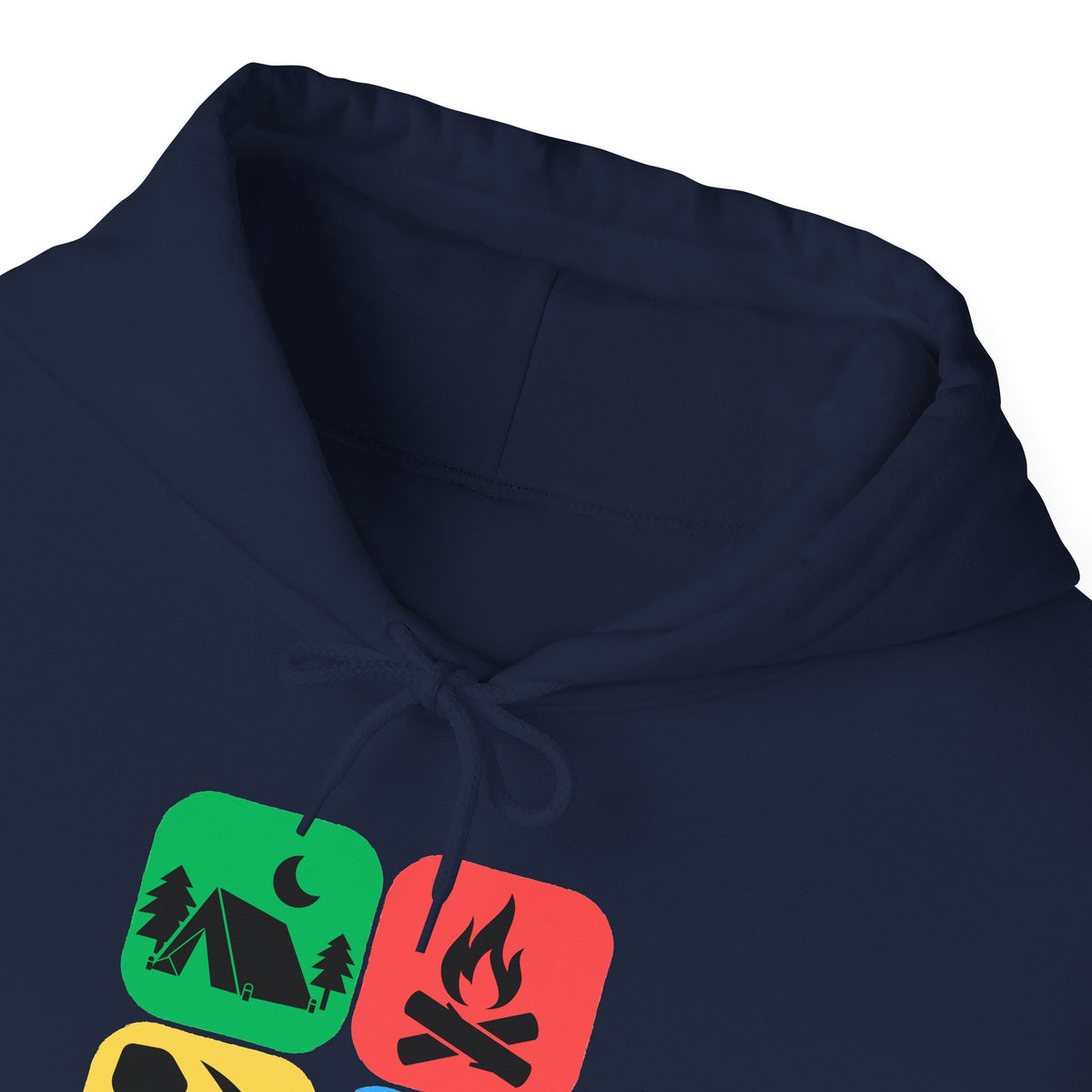 Color Block Icon Rockhound Hoodie Camping Adventure Unisex Hooded Sweatshirt