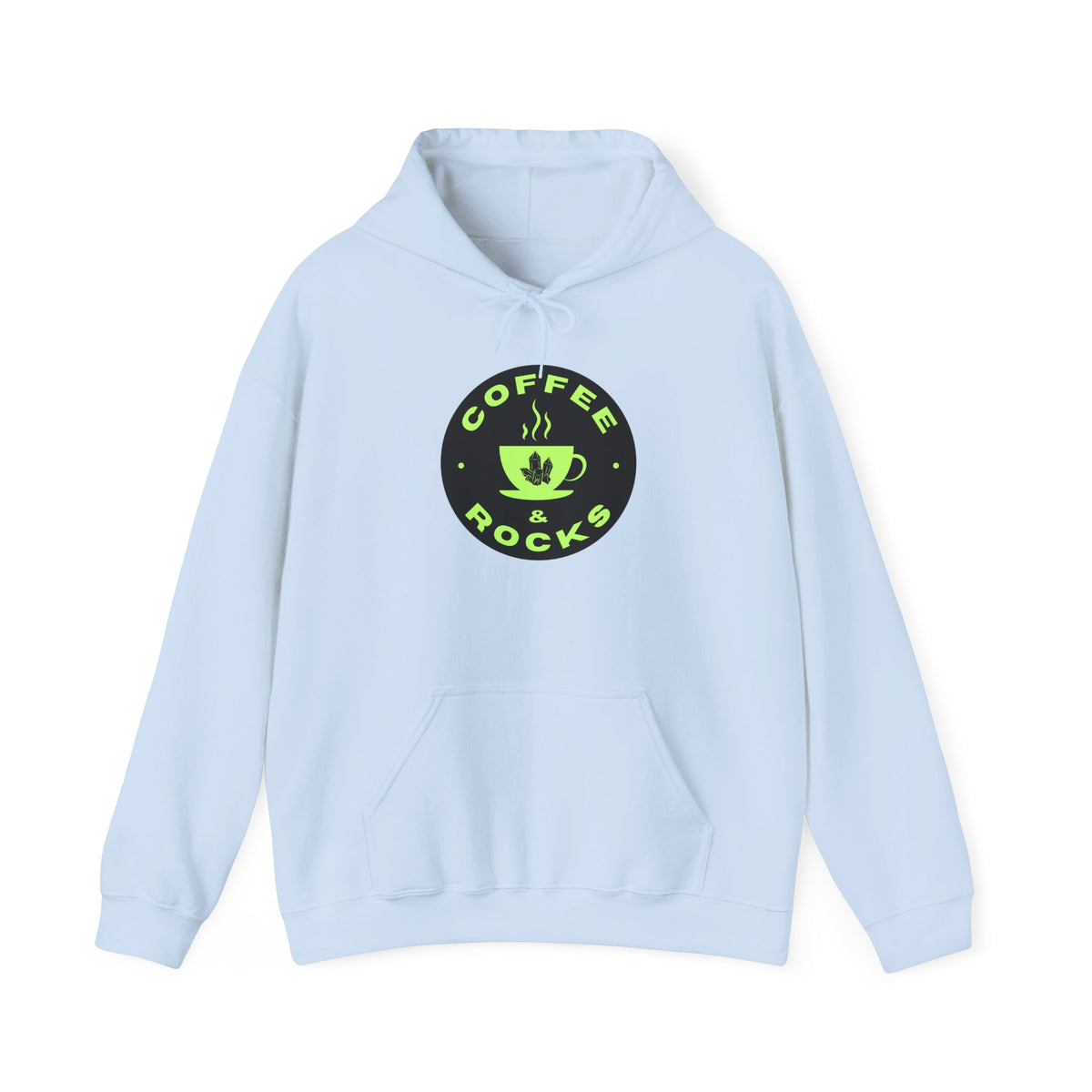 Coffee & Rocks Hoodie Cozy Geology Unisex Hooded Sweatshirt