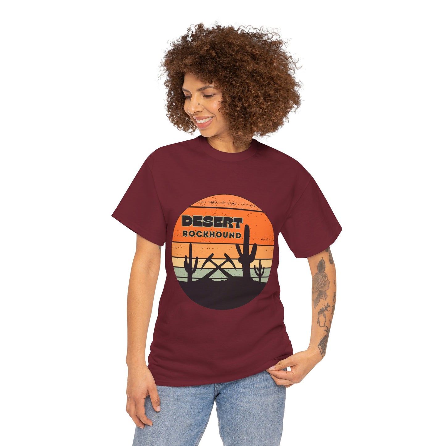 Desert Rockhound Unisex Heavy Cotton Tee Rock Collector and Nature Lover Gift