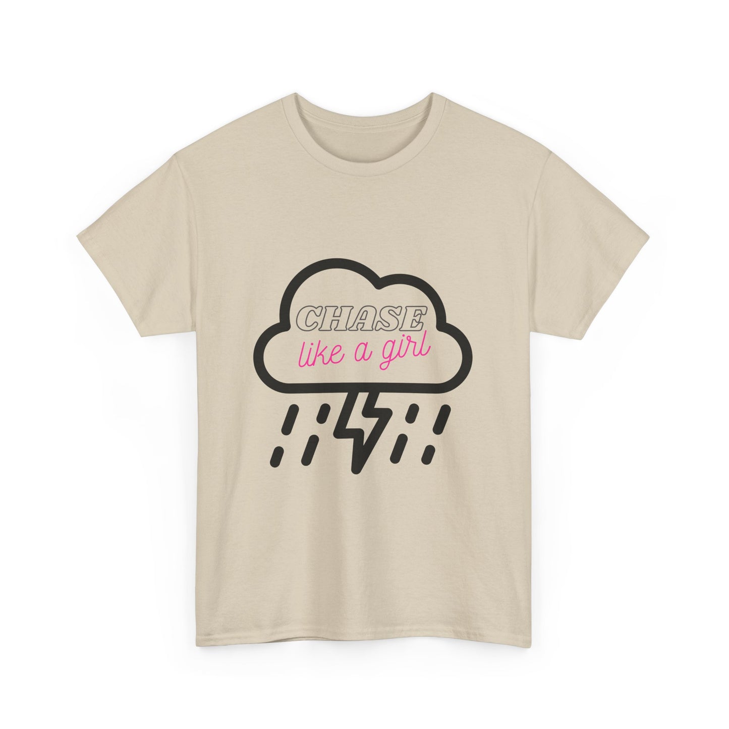 Female Storm Chaser Tee, Lightning Weather Lover Shirt, Thunderstorm Chase Gift, Cloud Graphic Top