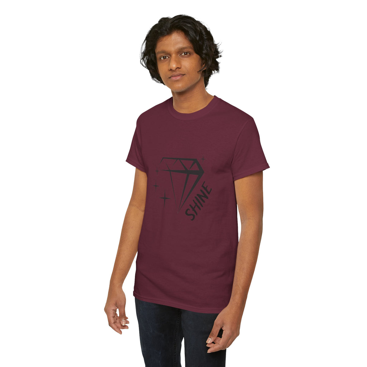 Shine Bright Rockhound T-Shirt Funny Geology Shirt Positive Vibes Crystal Gift