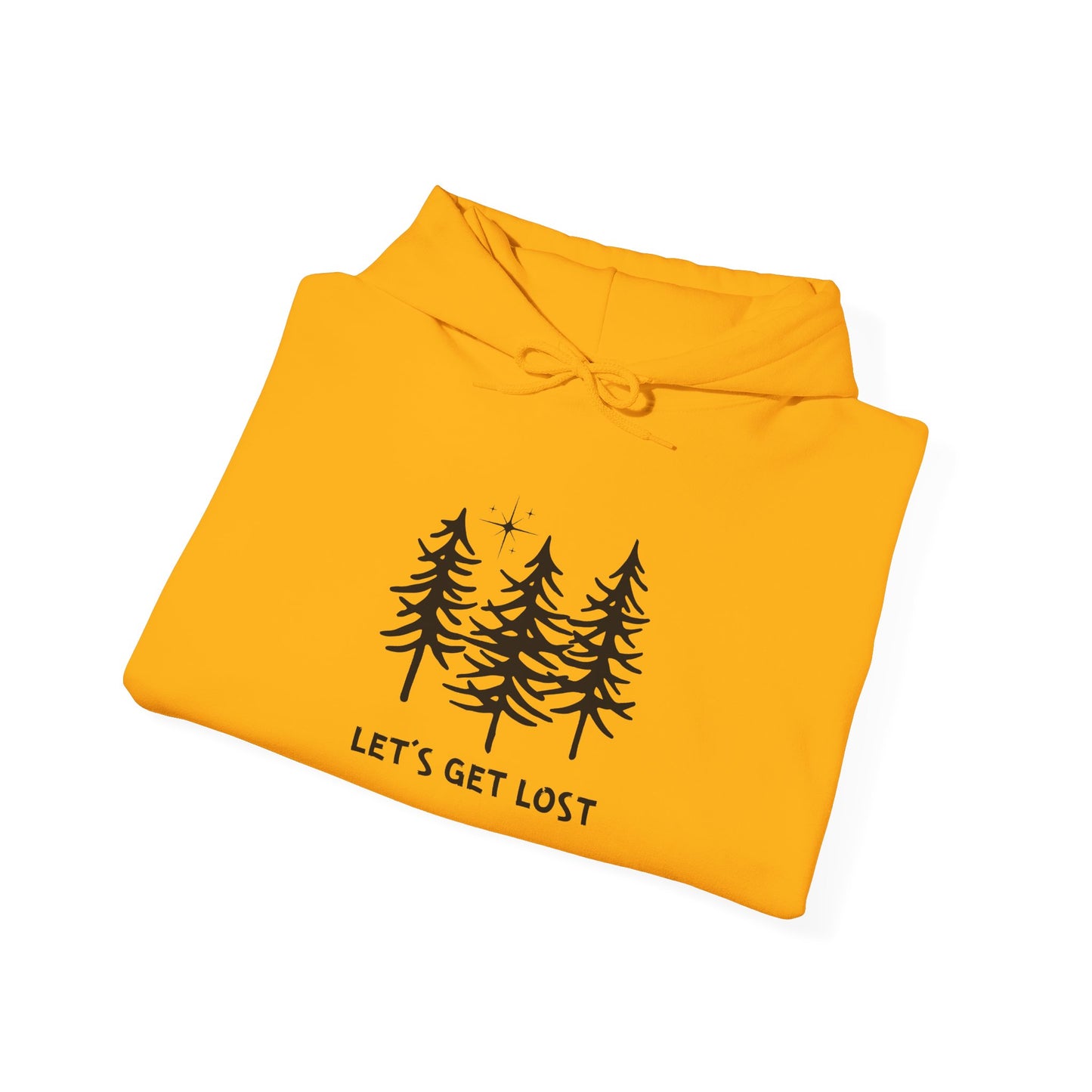 Let's Get Lost Unisex Hoodie Adventure Sweatshirt for Nature Lovers Rockhounds