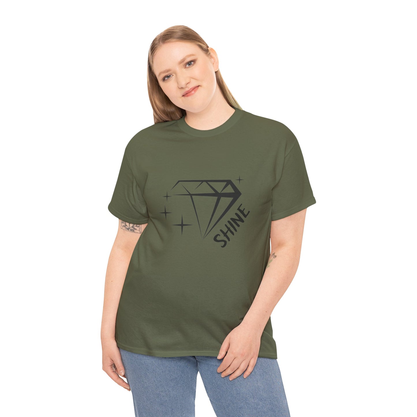 Shine Bright Rockhound T-Shirt Funny Geology Shirt Positive Vibes Crystal Gift