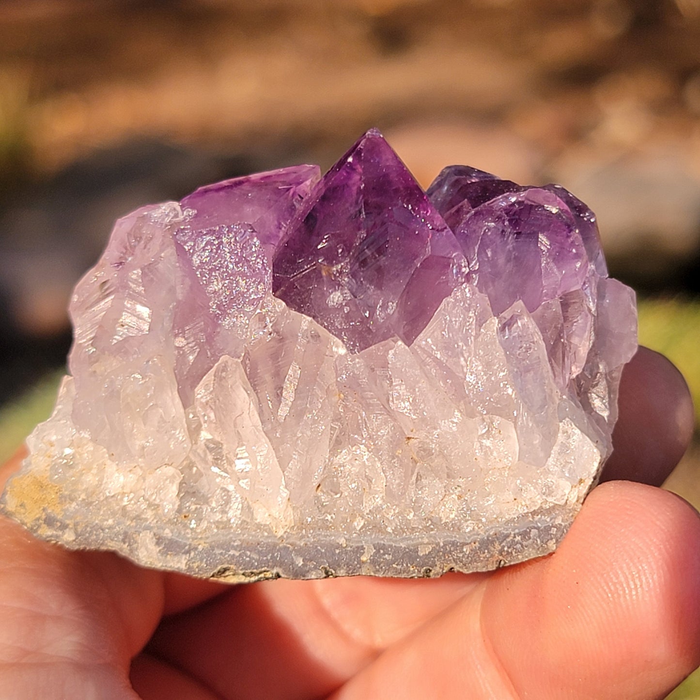 Amethyst Crystal Rock Specimen | Purple Quartz | 70.54 grams