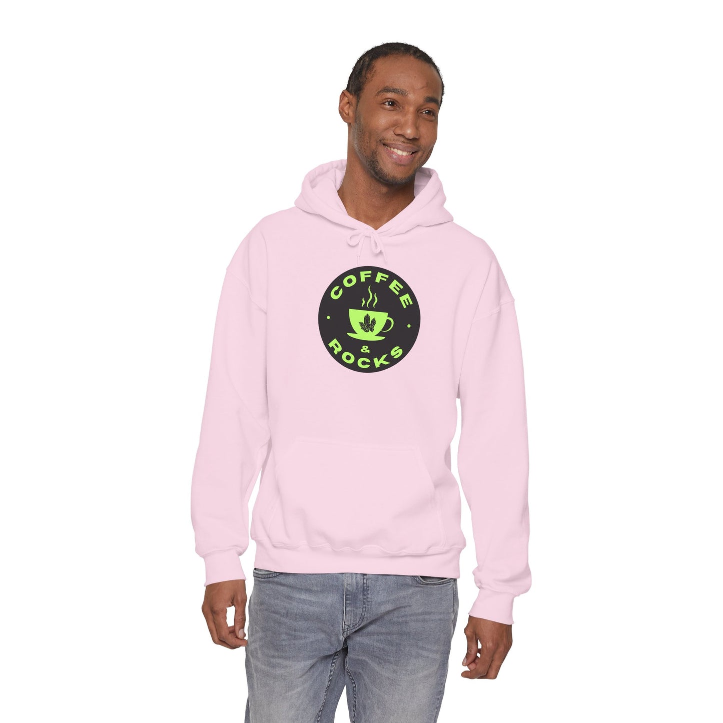 Coffee & Rocks Hoodie Cozy Geology Unisex Hooded Sweatshirt