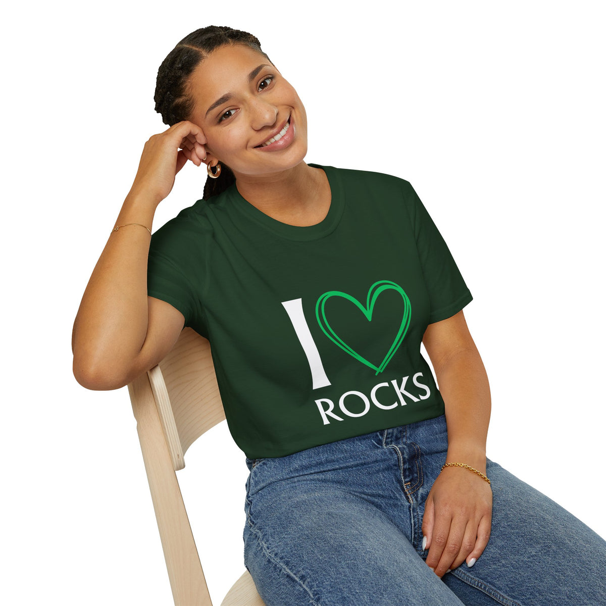 I Love Rocks T-Shirt Rockhound, Geology & Rock Collector Shirt