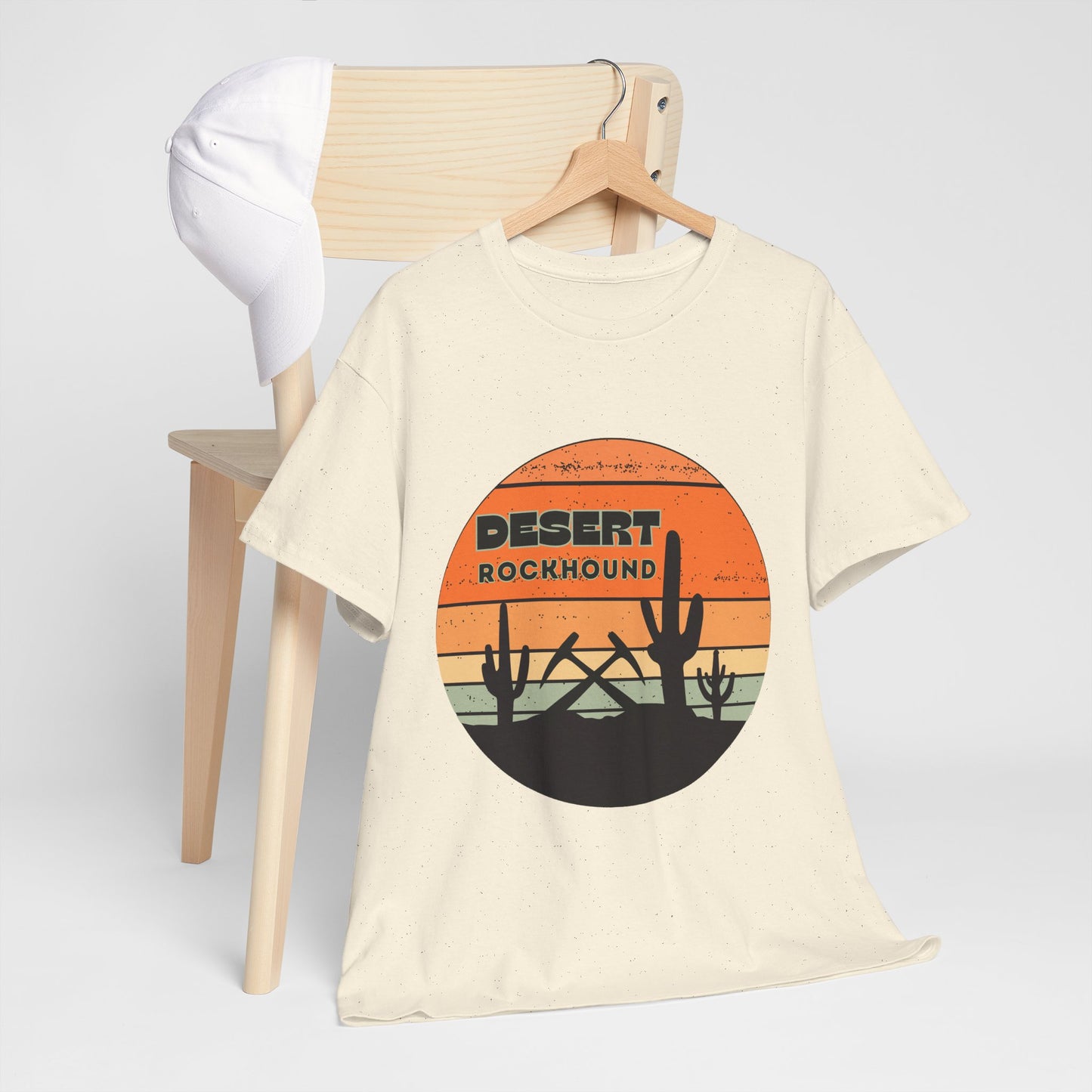Desert Rockhound Unisex Heavy Cotton Tee Rock Collector and Nature Lover Gift