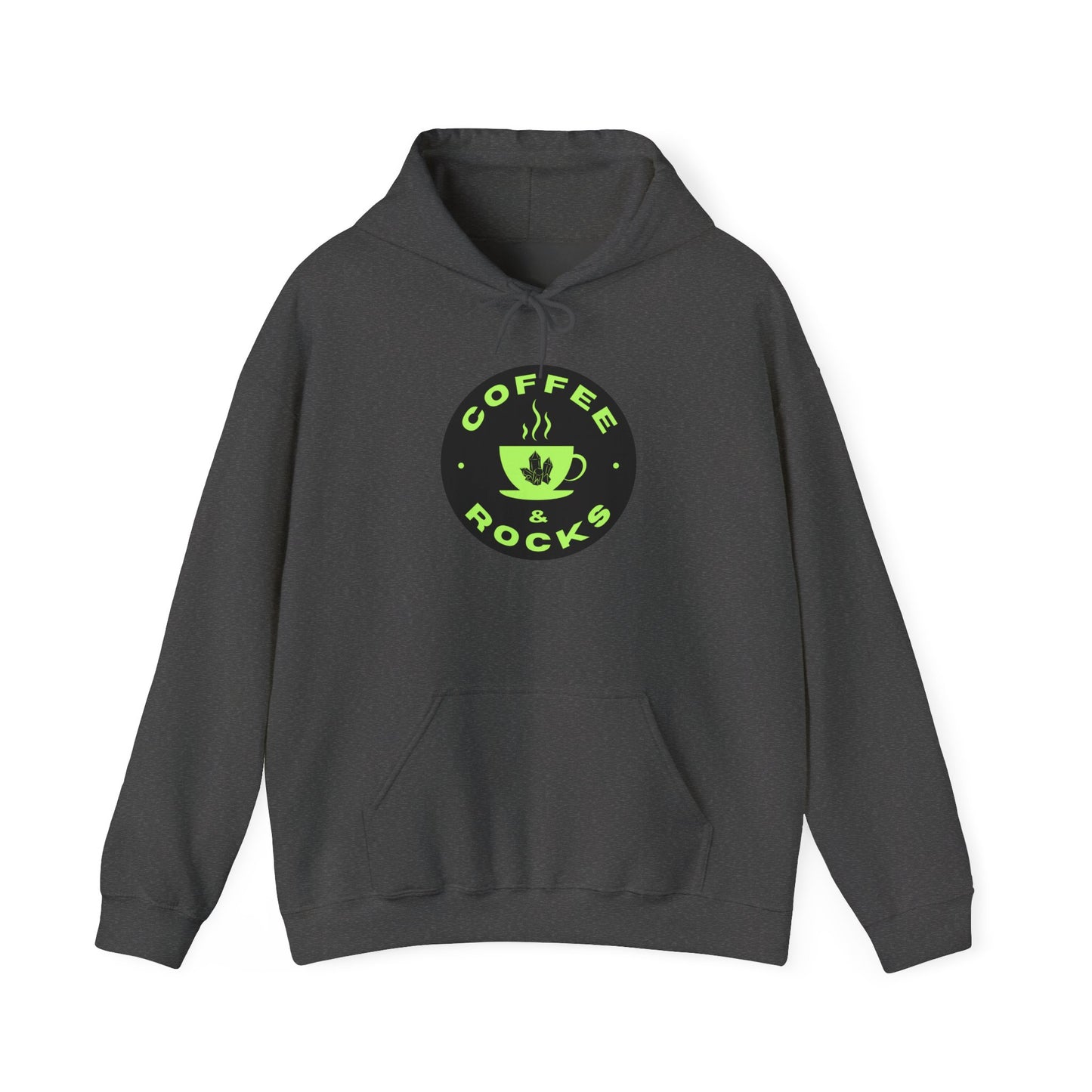 Coffee & Rocks Hoodie Cozy Geology Unisex Hooded Sweatshirt