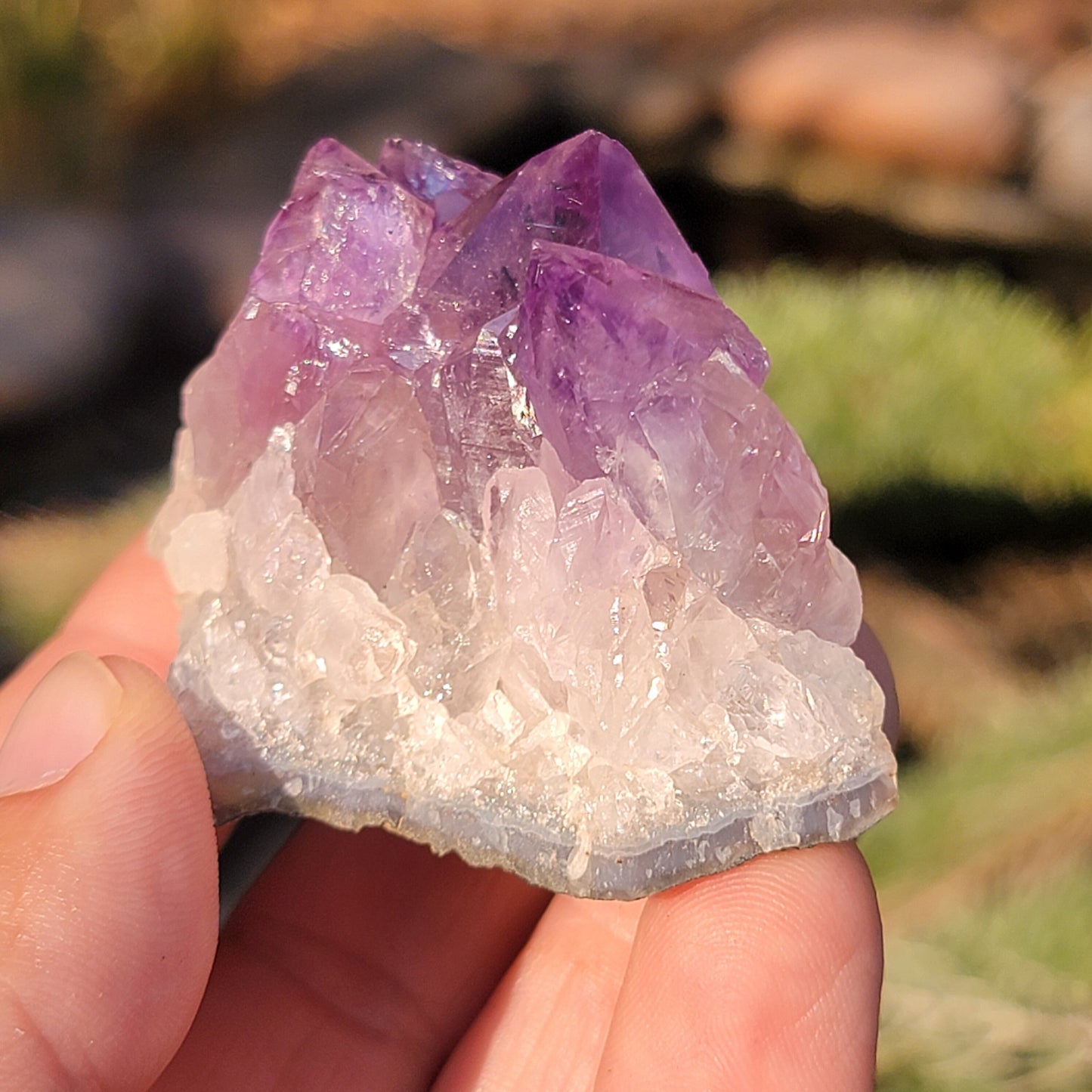 Amethyst Crystal Rock Specimen | Purple Quartz | 70.54 grams