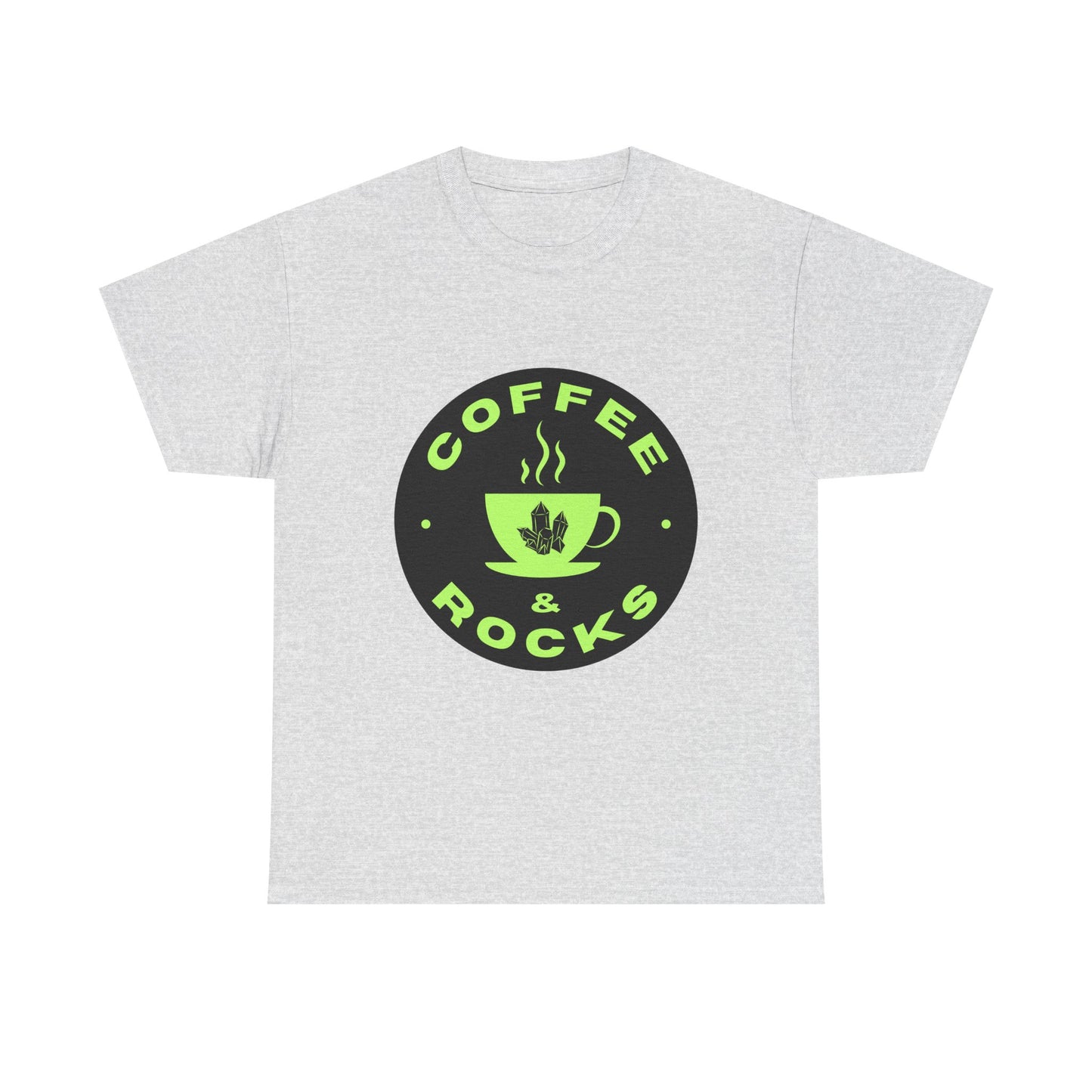 Coffee & Rocks Unisex Heavy Cotton Tee - Perfect Geology Shirt for Coffee Lovers