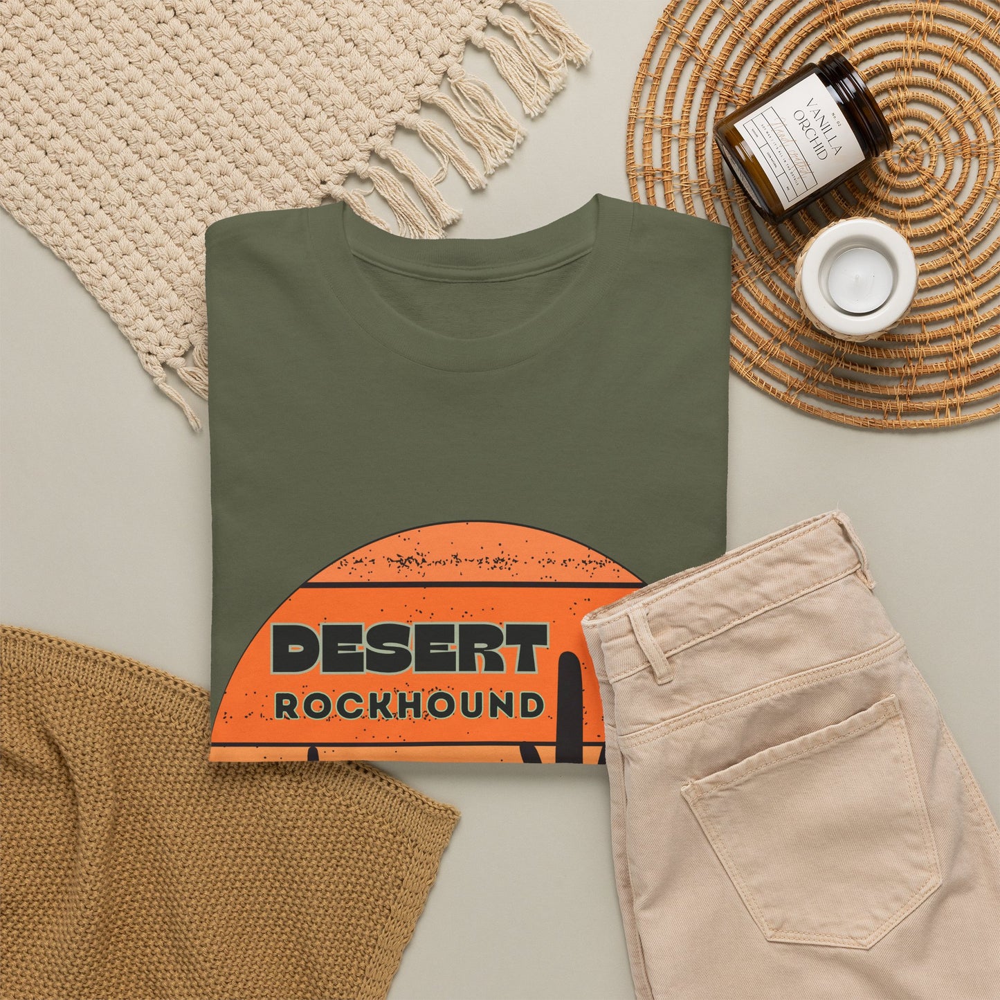 Desert Rockhound Unisex Heavy Cotton Tee Rock Collector and Nature Lover Gift