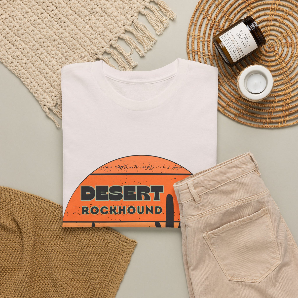 Desert Rockhound Unisex Heavy Cotton Tee Rock Collector and Nature Lover Gift