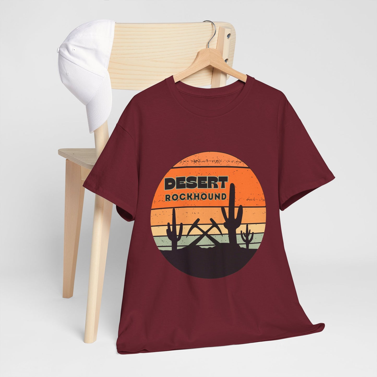 Desert Rockhound Unisex Heavy Cotton Tee Rock Collector and Nature Lover Gift