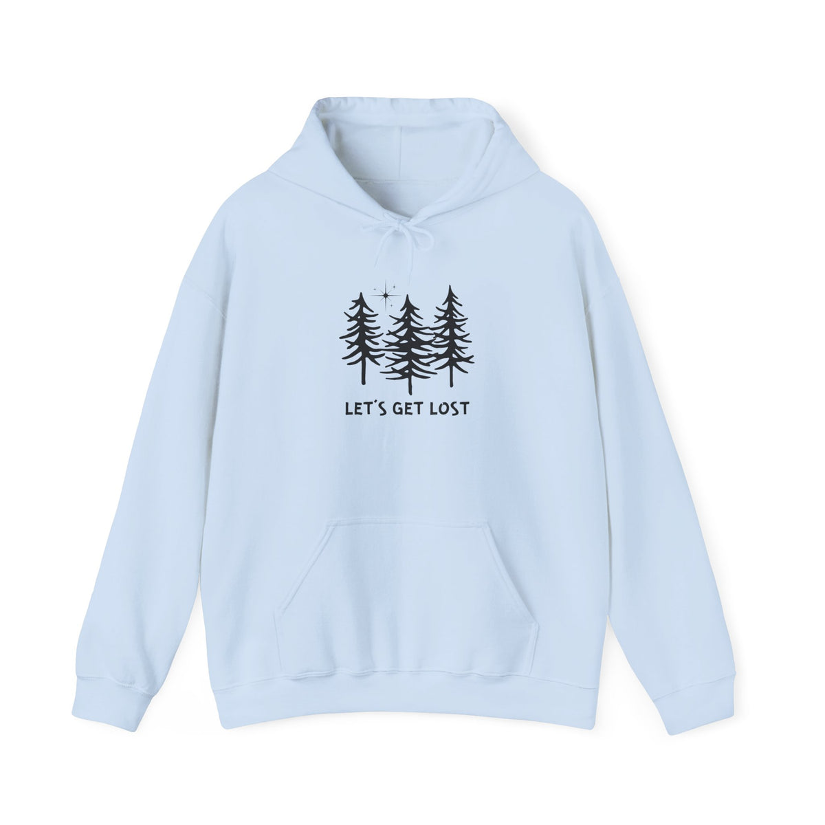 Let's Get Lost Unisex Hoodie Adventure Sweatshirt for Nature Lovers Rockhounds
