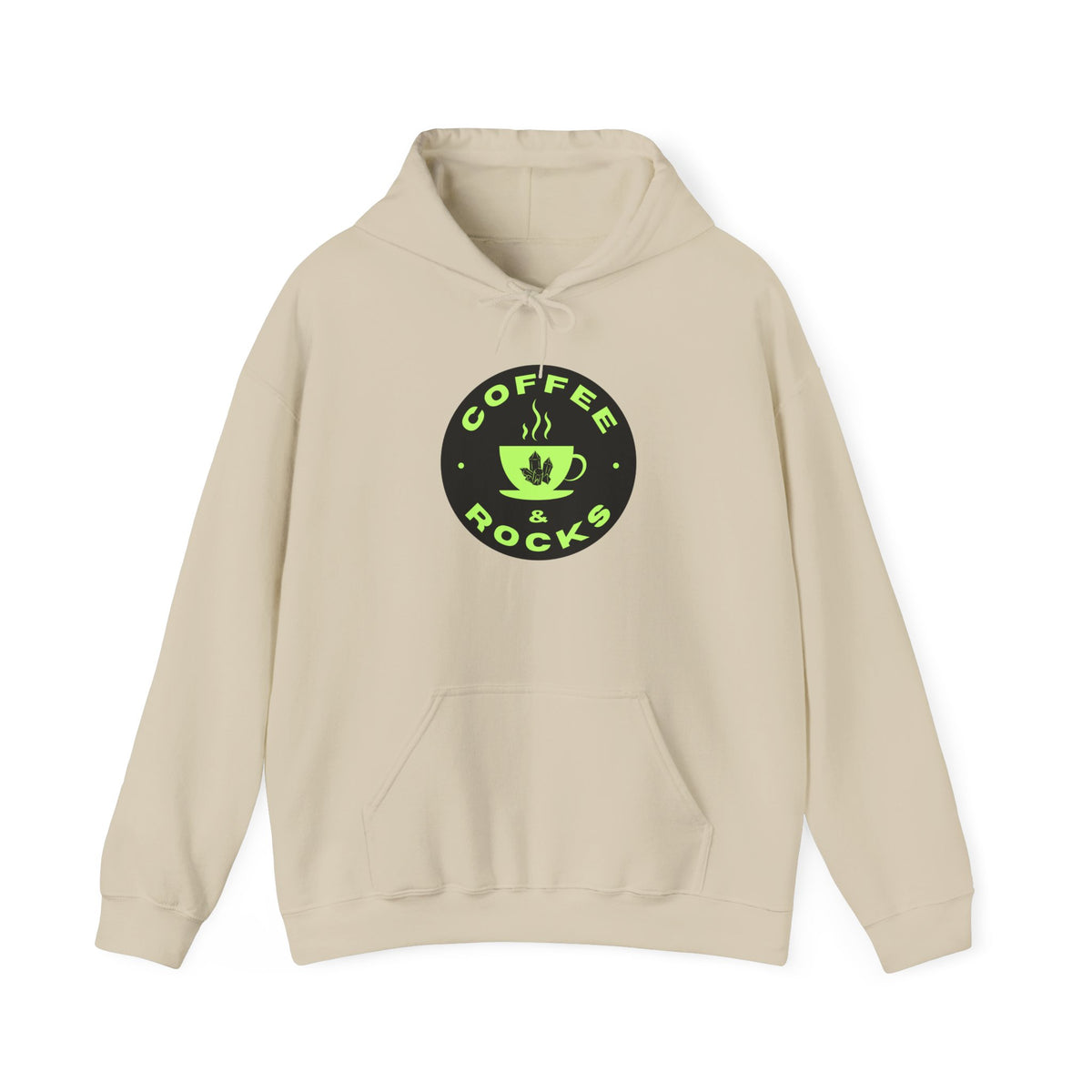 Coffee & Rocks Hoodie Cozy Geology Unisex Hooded Sweatshirt