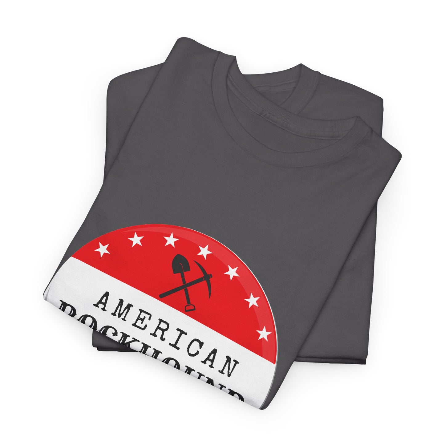 American Rockhound Tee, Patriotic Rock Collector Shirt, Red White Blue Geology Gift