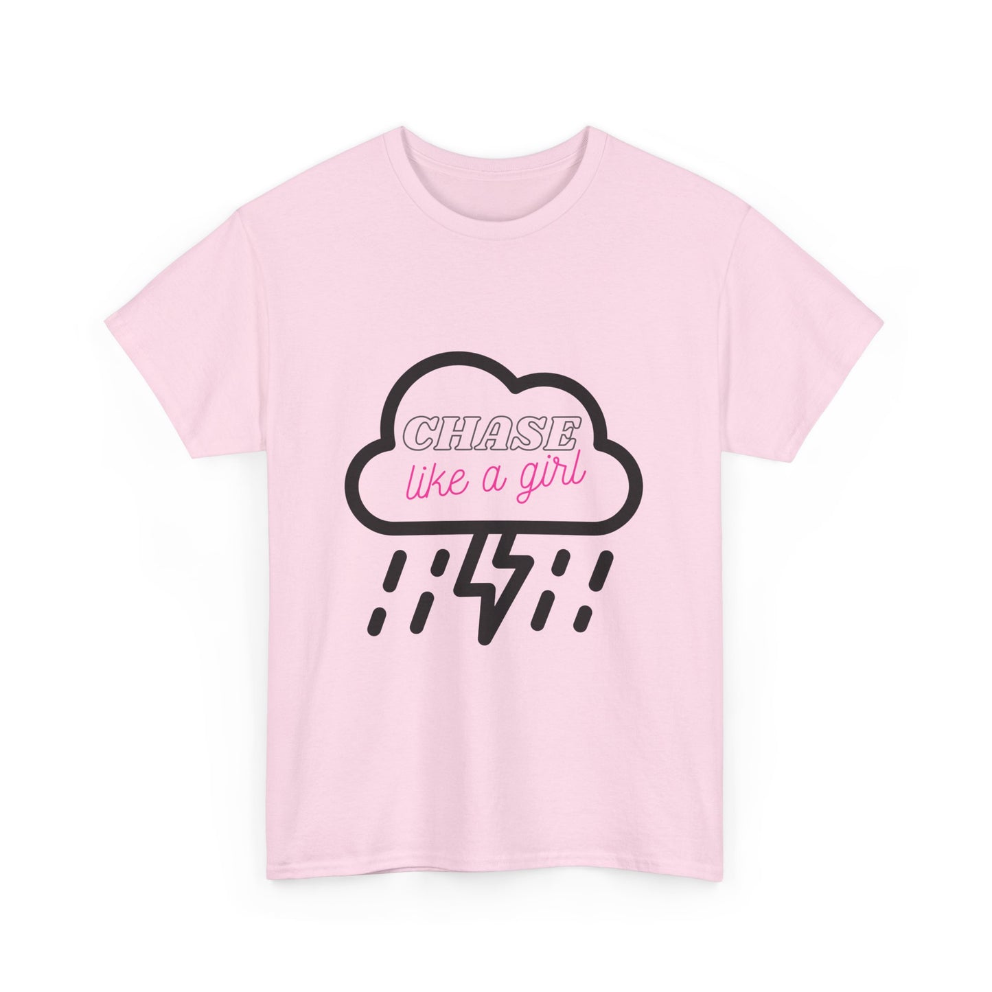 Female Storm Chaser Tee, Lightning Weather Lover Shirt, Thunderstorm Chase Gift, Cloud Graphic Top