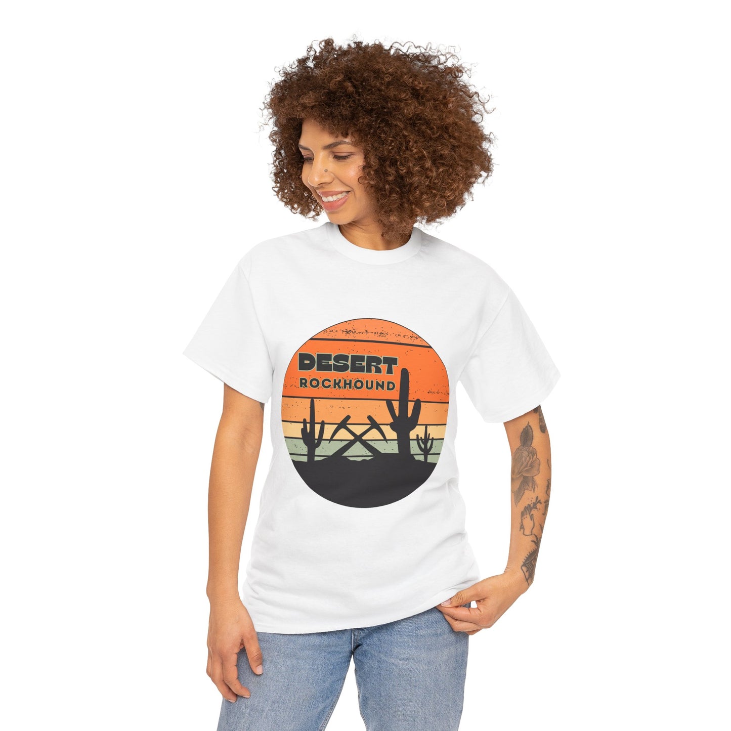 Desert Rockhound Unisex Heavy Cotton Tee Rock Collector and Nature Lover Gift