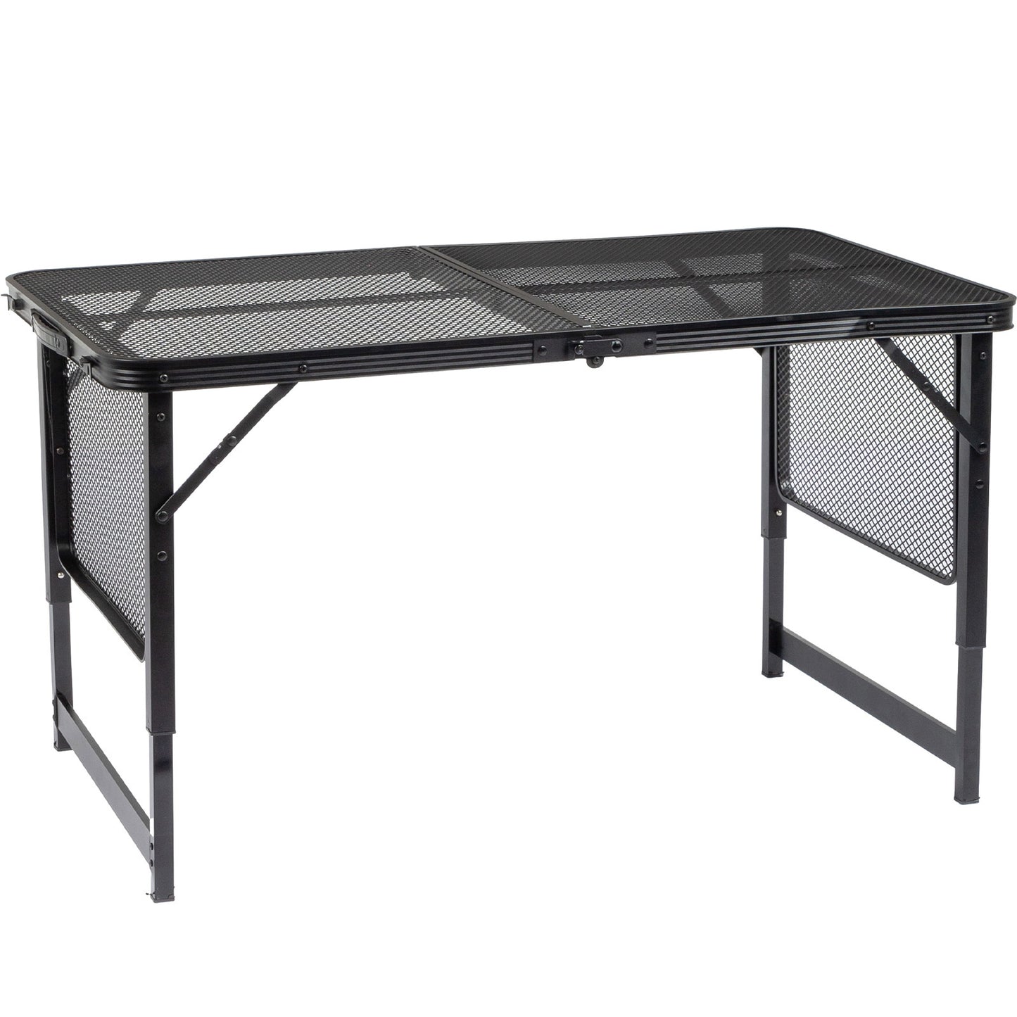 4.7 ft Black Outdoor Folding Table