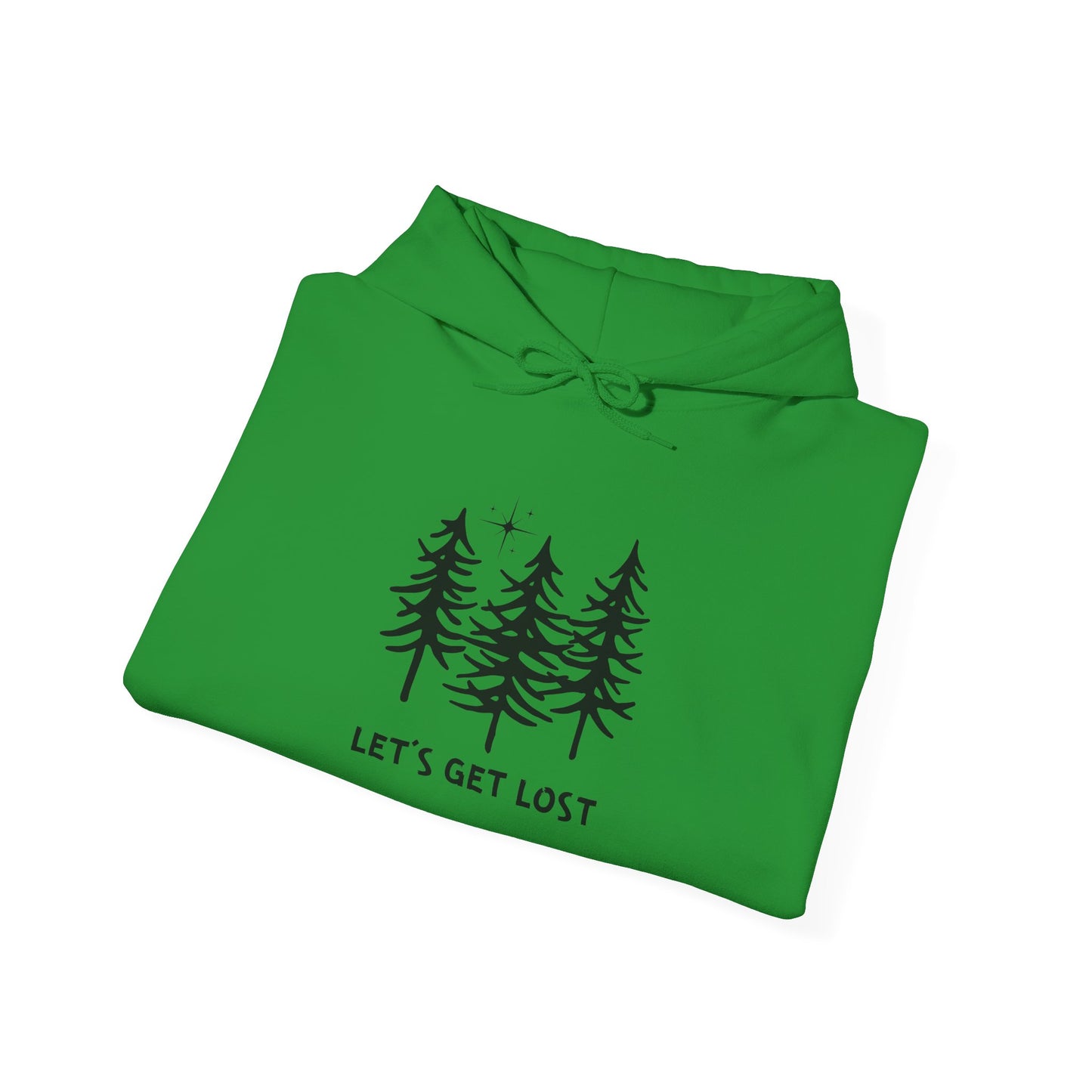 Let's Get Lost Unisex Hoodie Adventure Sweatshirt for Nature Lovers Rockhounds