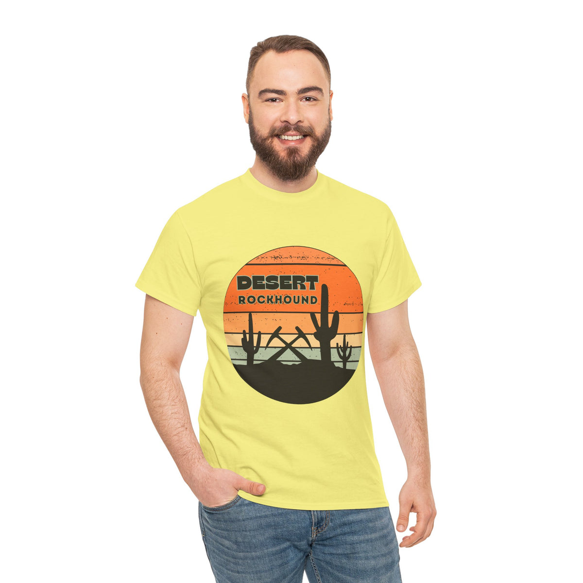 Desert Rockhound Unisex Heavy Cotton Tee Rock Collector and Nature Lover Gift