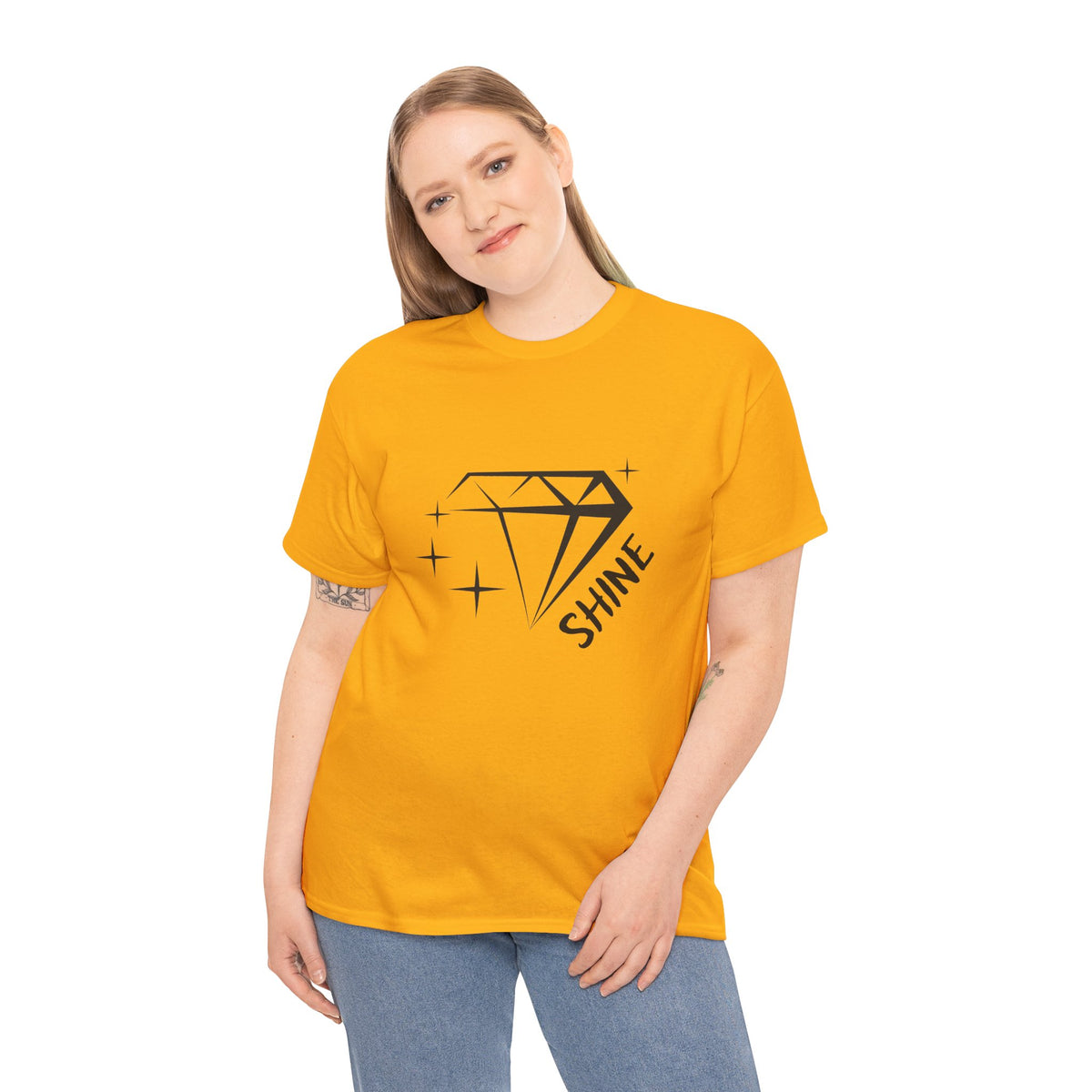 Shine Bright Rockhound T-Shirt Funny Geology Shirt Positive Vibes Crystal Gift