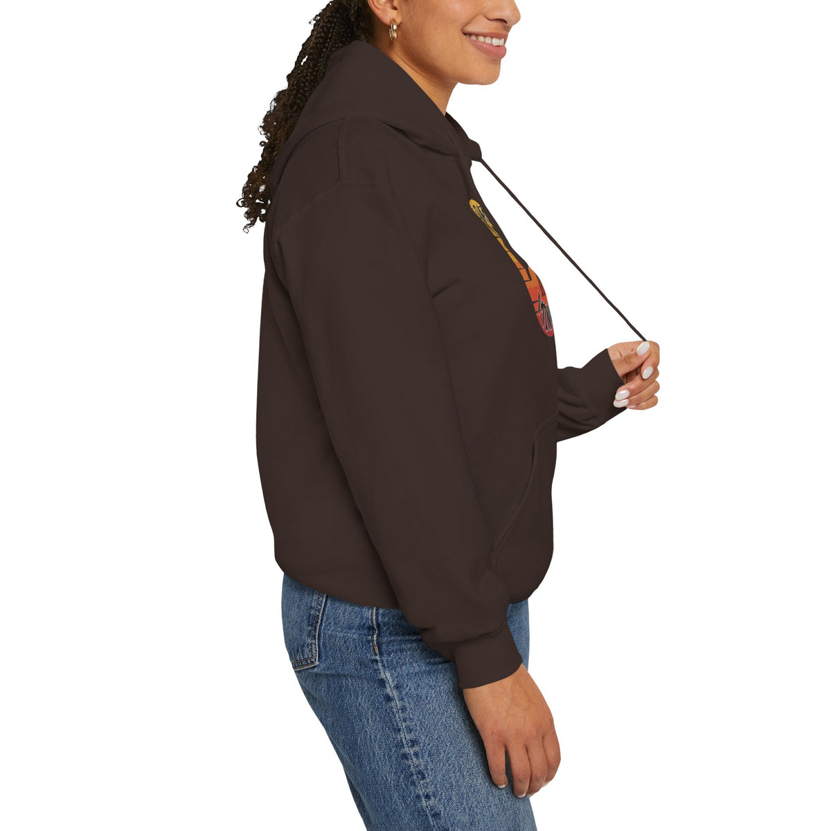 Badass Miner Rock Hammer Sunset Hoodie Unisex Hooded Sweatshirt