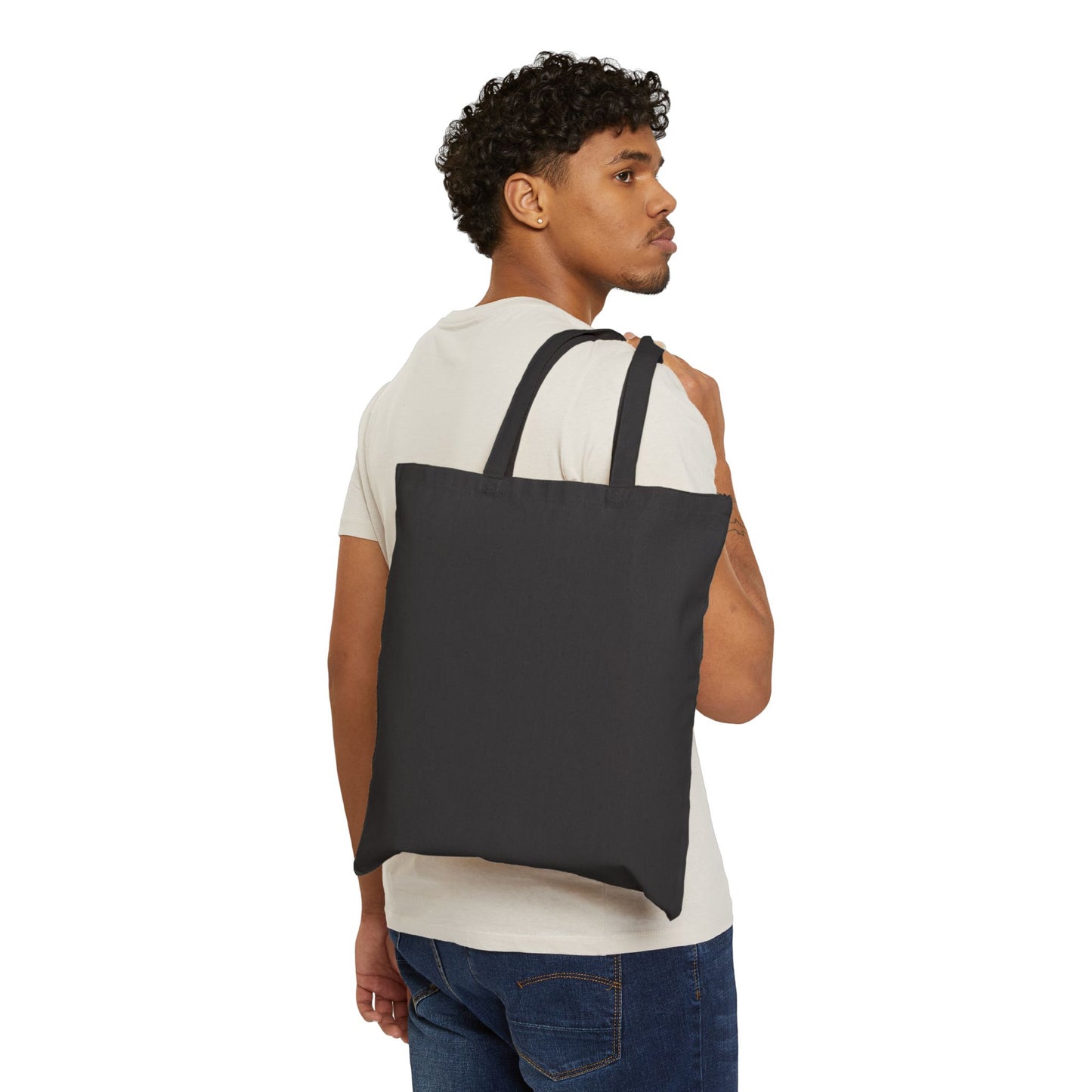 Desert Rockhound Tote Bag Cactus Scene Geology Rockhound Cotton Canvas