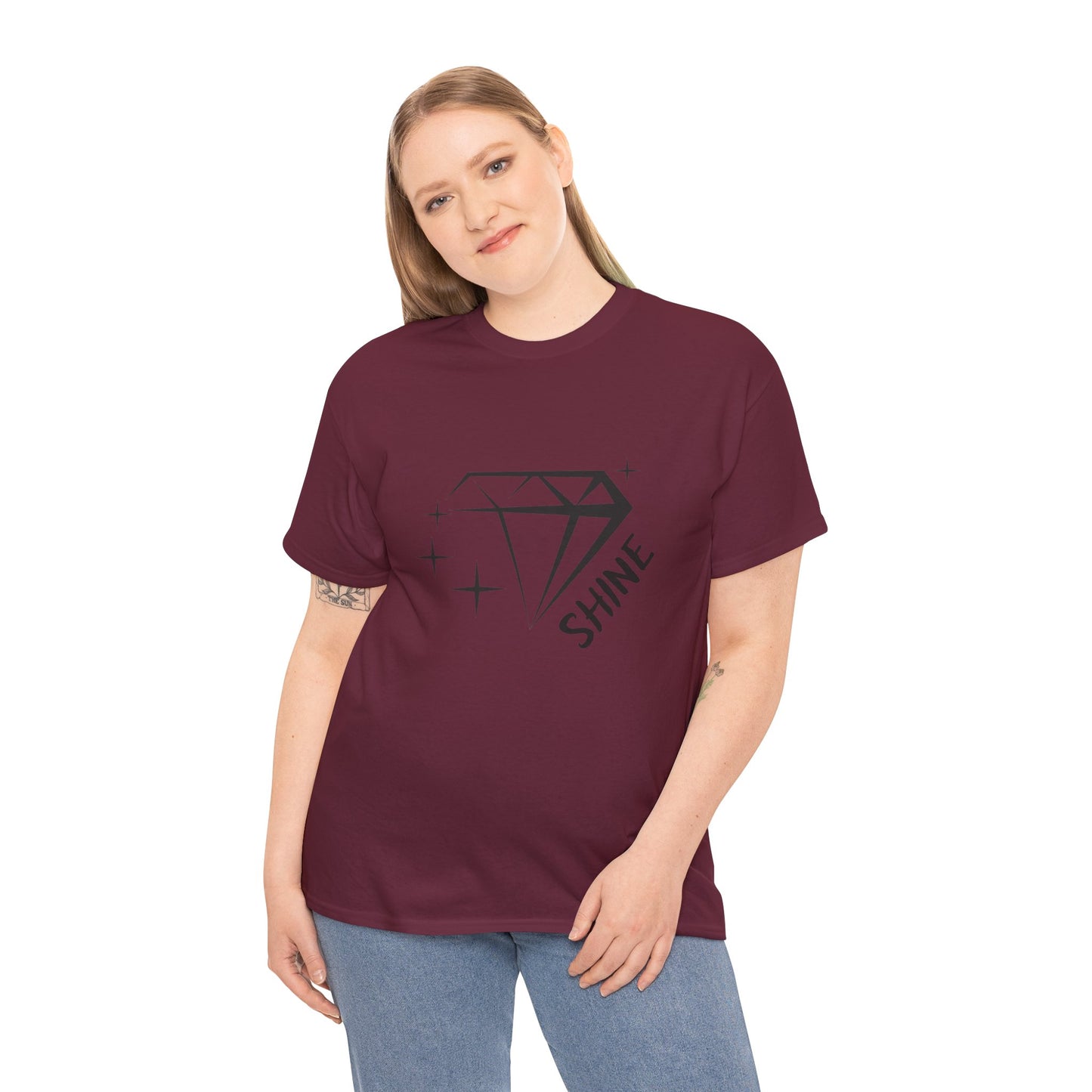 Shine Bright Rockhound T-Shirt Funny Geology Shirt Positive Vibes Crystal Gift