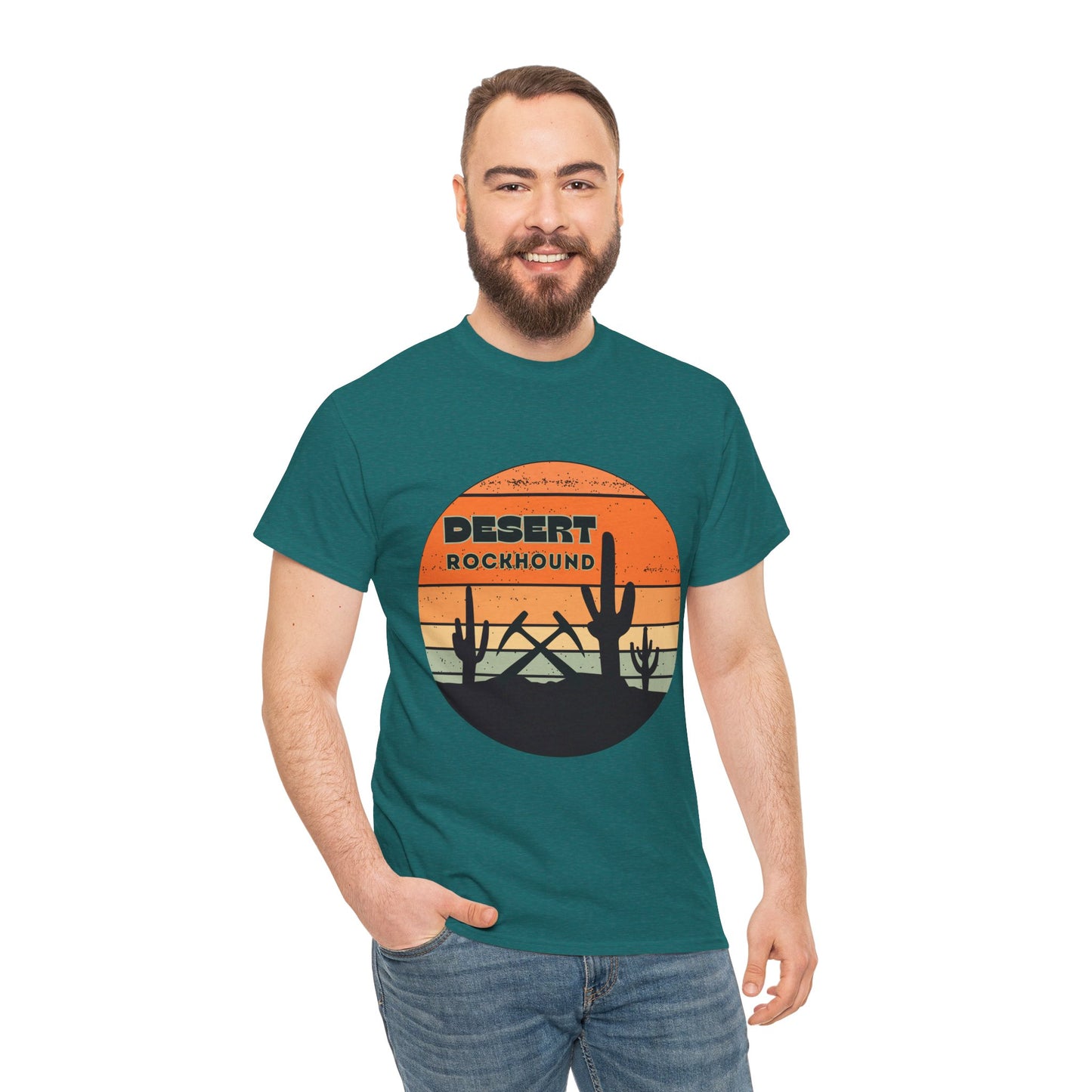 Desert Rockhound Unisex Heavy Cotton Tee Rock Collector and Nature Lover Gift